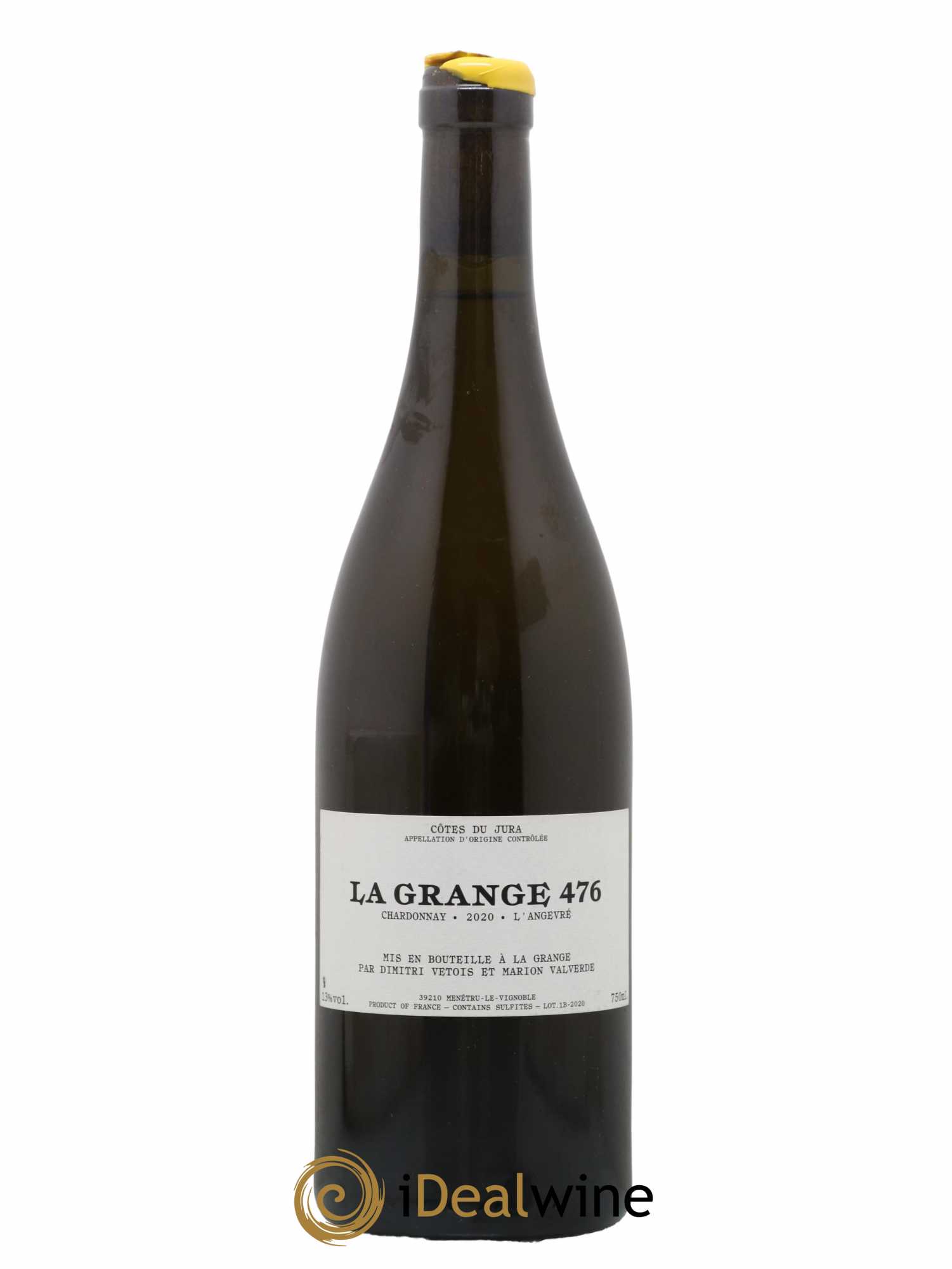 Côtes du Jura L'Angevré La Grange 476 2020 - Lot de 1 bouteille - 1