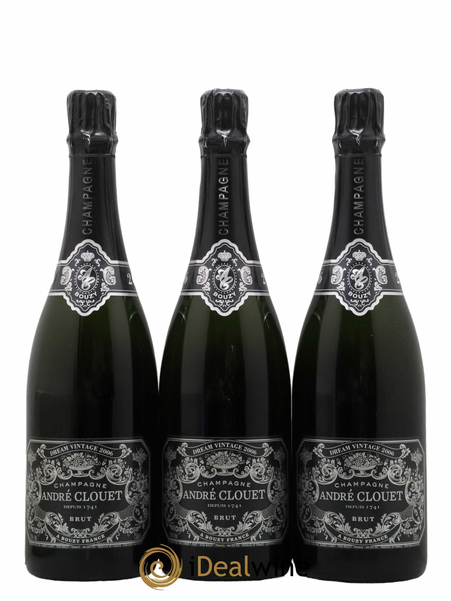 Dream Vintage Brut André Clouet 2006 - Lot de 3 bouteilles - 0