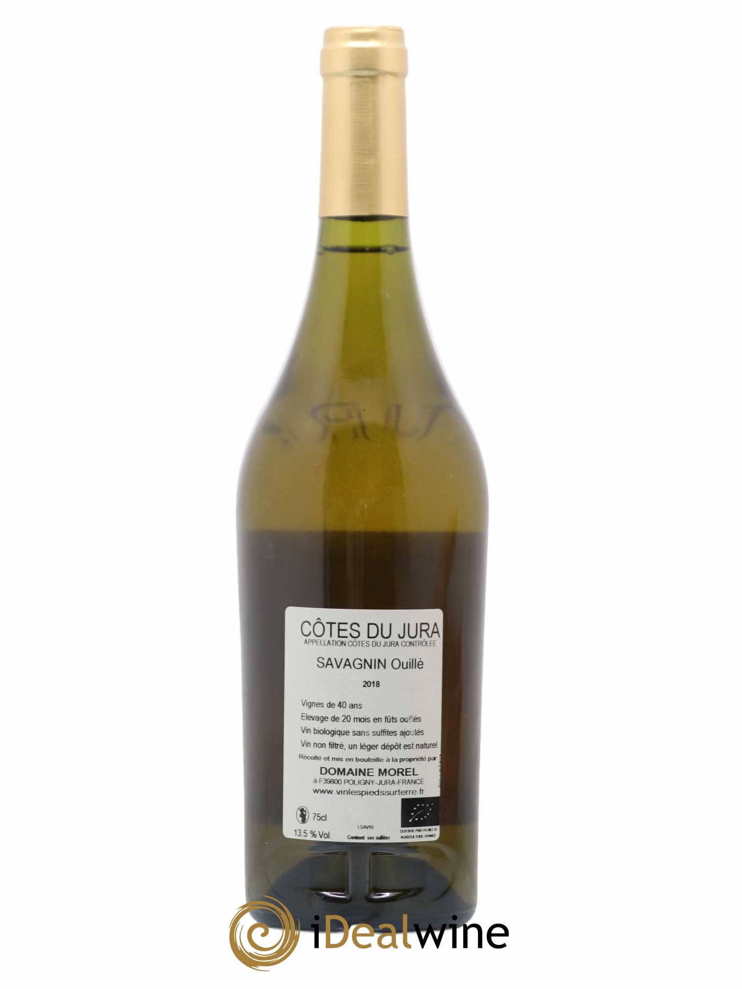 Côtes du Jura Savagnin Ouille Valentin Morel 2018 - Posten von 1 Flasche - 1