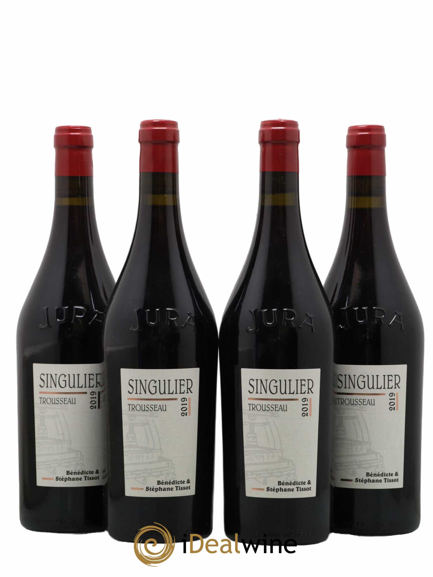 Arbois Trousseau Singulier Bénédicte et Stéphane Tissot 2019 - Lot of 4 bottles - 0