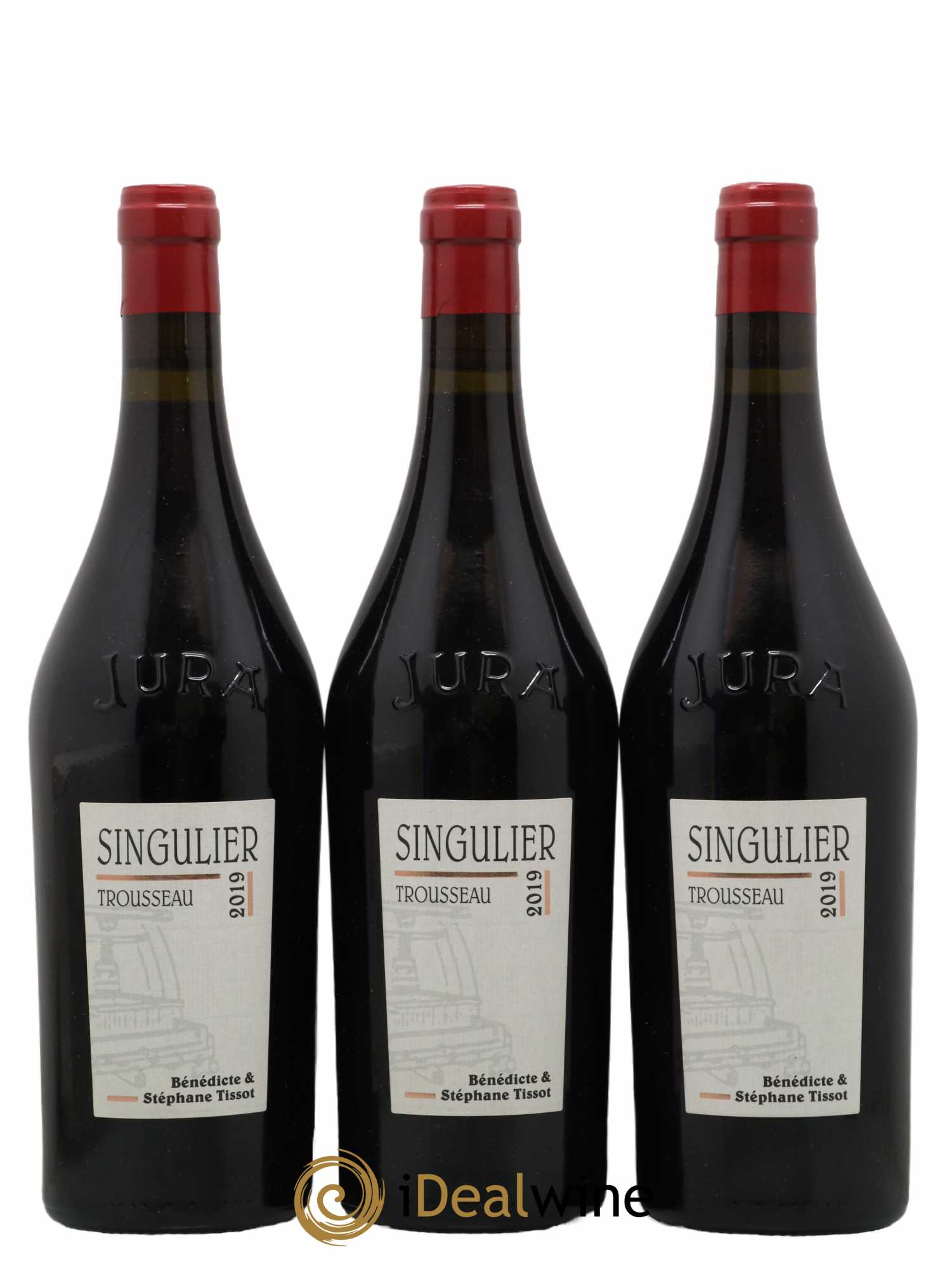 Arbois Trousseau Singulier Bénédicte et Stéphane Tissot 2019 - Lot de 3 bouteilles - 0