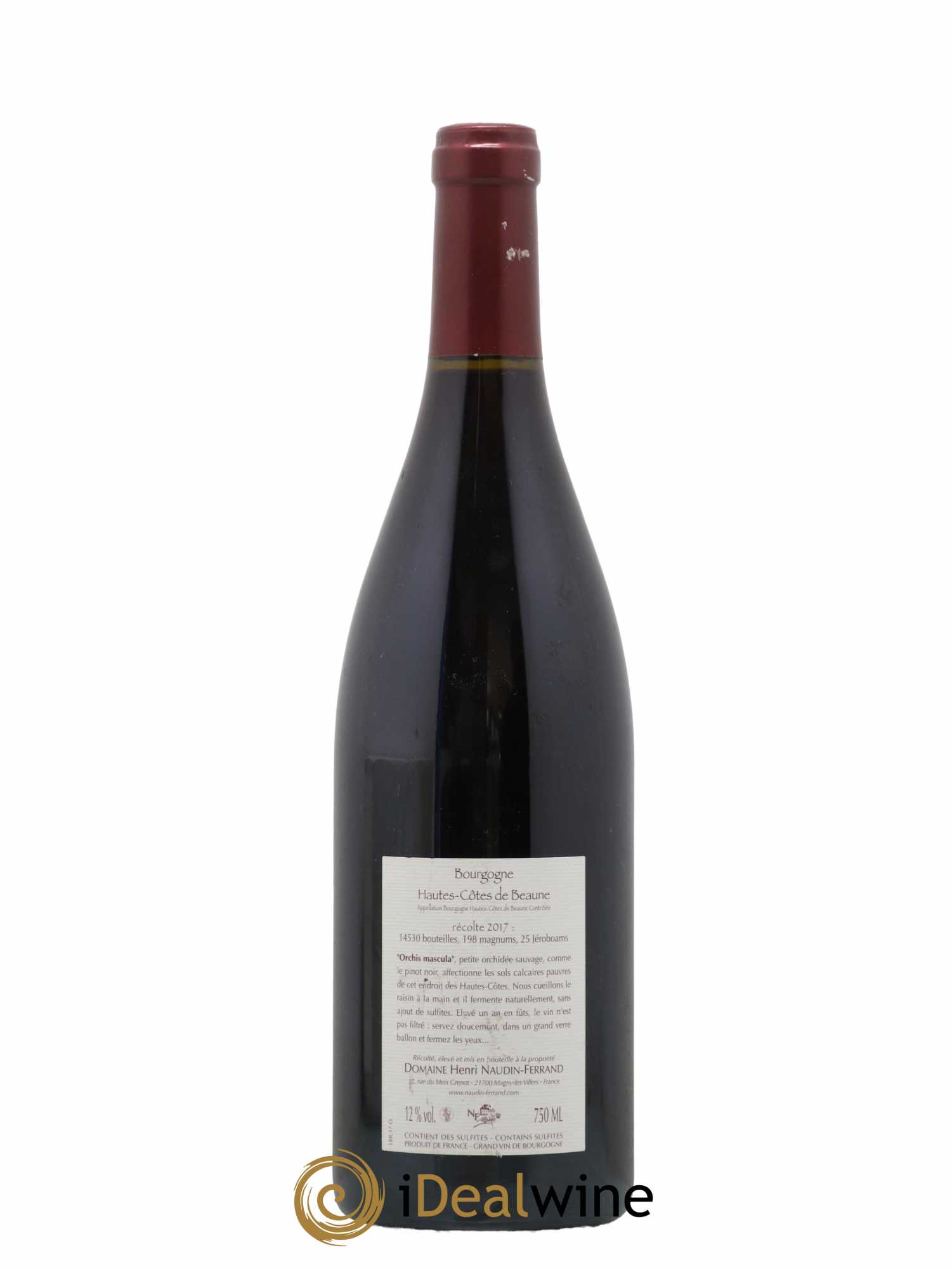 Hautes-Côtes de Beaune Orchis Mascula Naudin-Ferrand (Domaine) 2017 - Lot of 1 bottle - 1