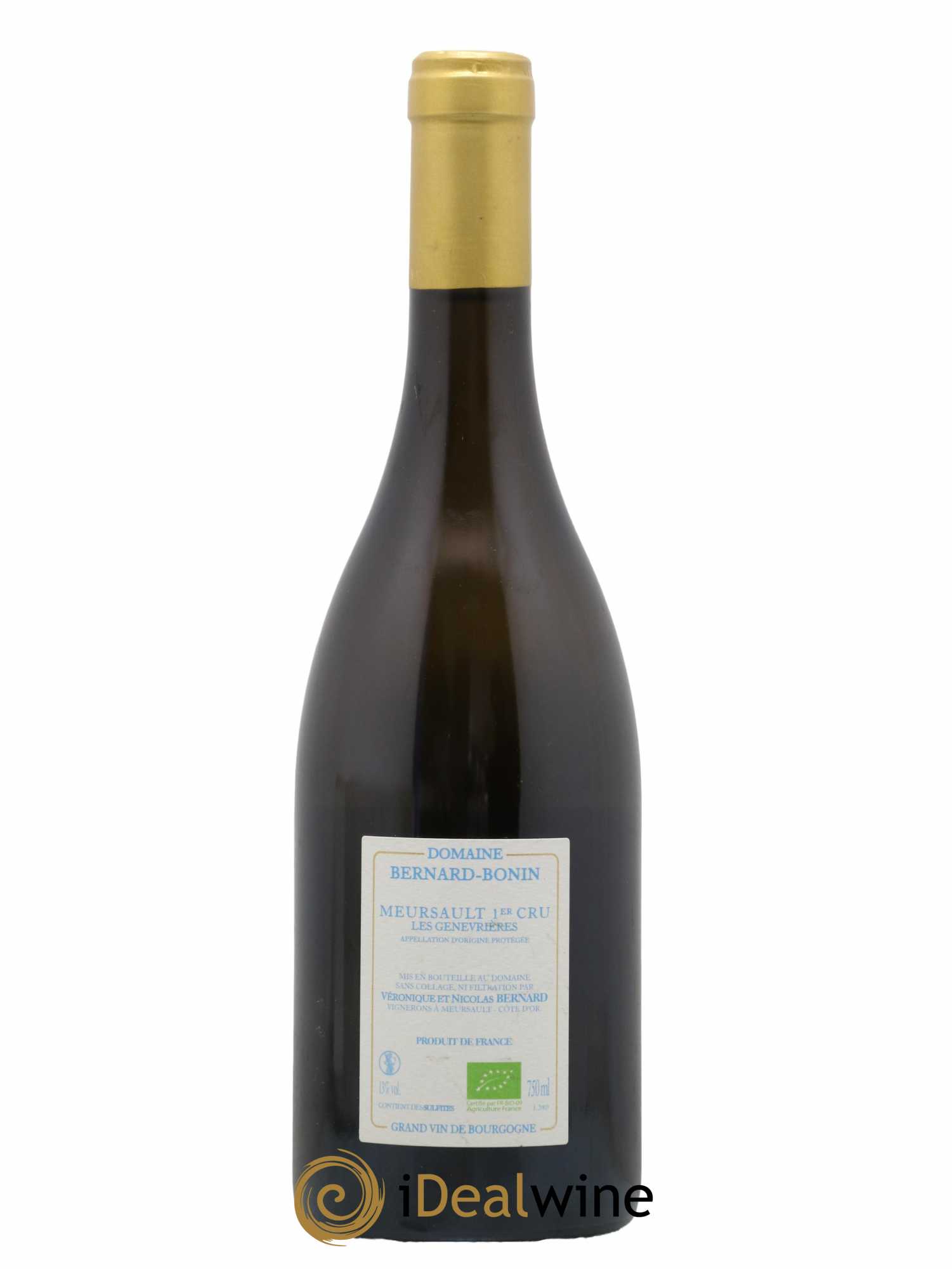 Meursault 1er Cru Les Genevrières Bernard Bonin 2020 - Lotto di 1 bottiglia - 1