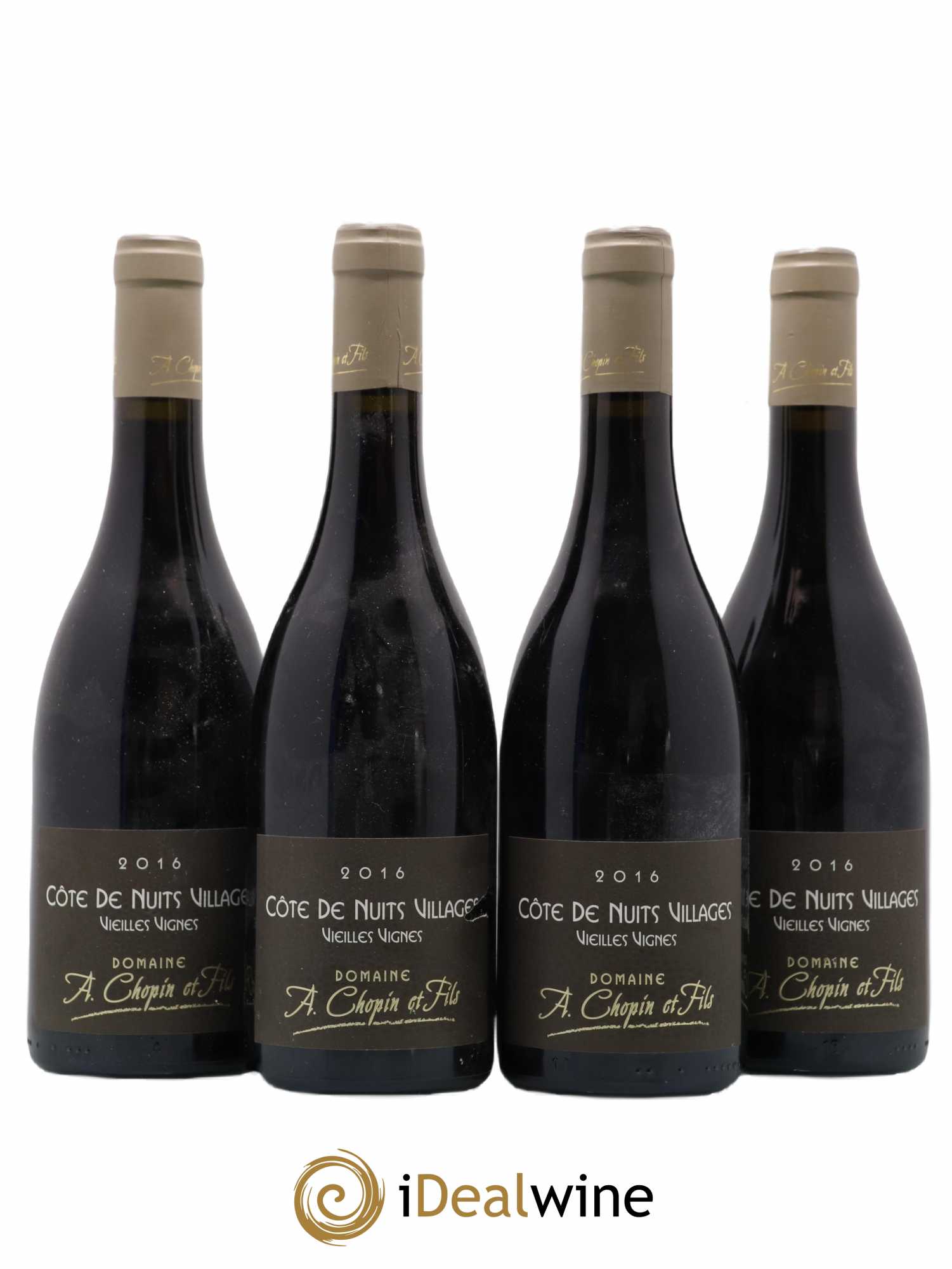 Côte de Nuits-Villages Vieilles Vignes Chopin et Fils 2016 - Lot de 4 bouteilles - 0