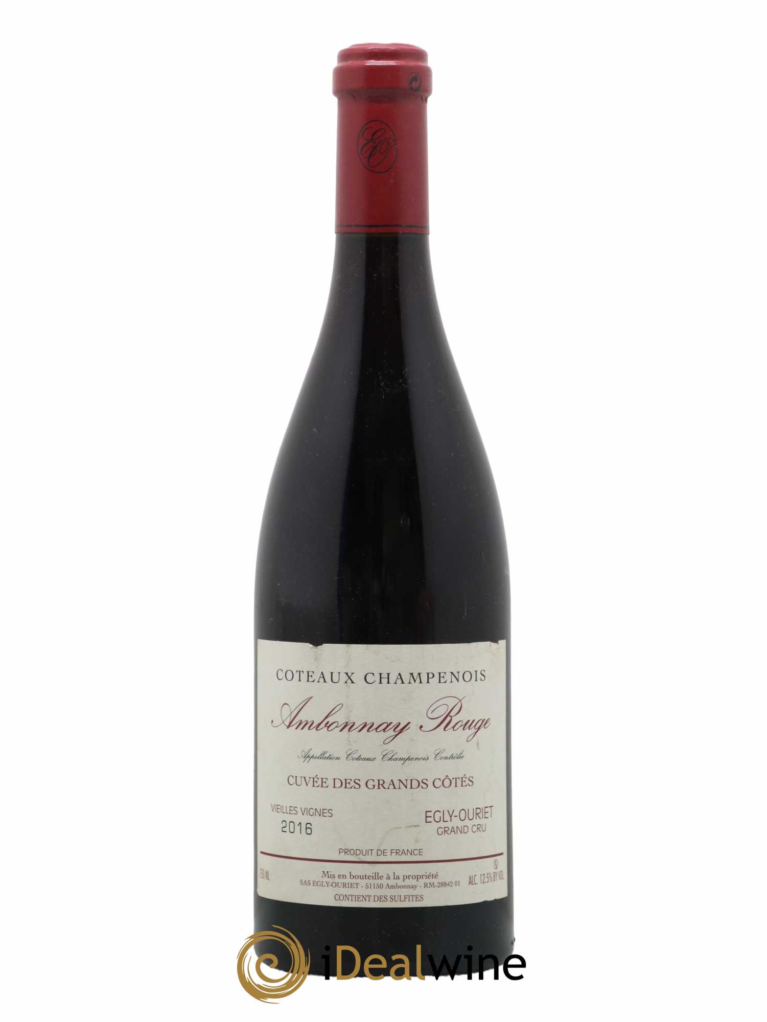 Ambonnay Cuvée des Grands Côtés VV Grand Cru Egly-Ouriet 2016 - Lot of 1 bottle - 0