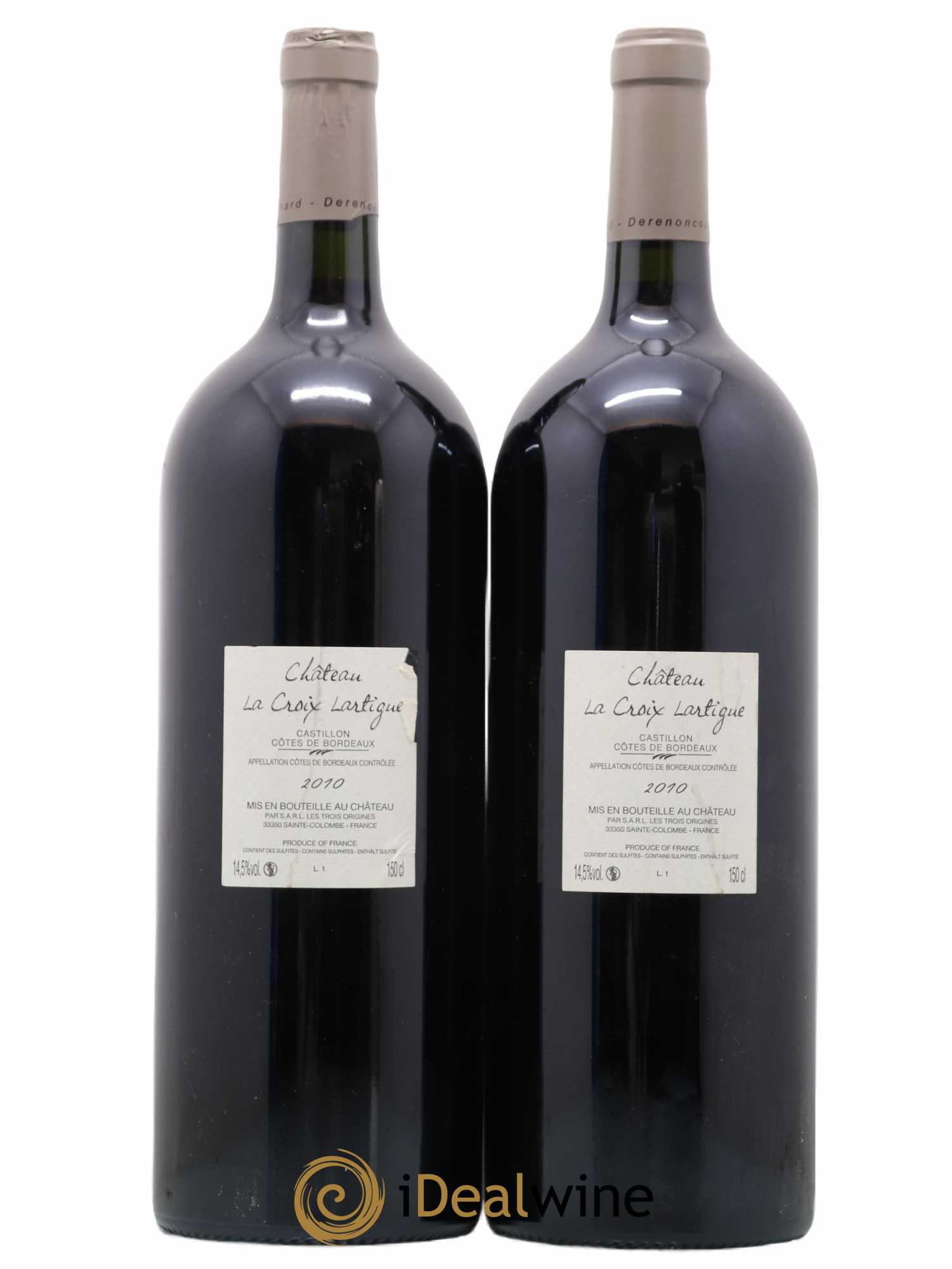Château La Croix Lartigue La Croix Lartigue 2010 - Posten von 2 Magnum - 1