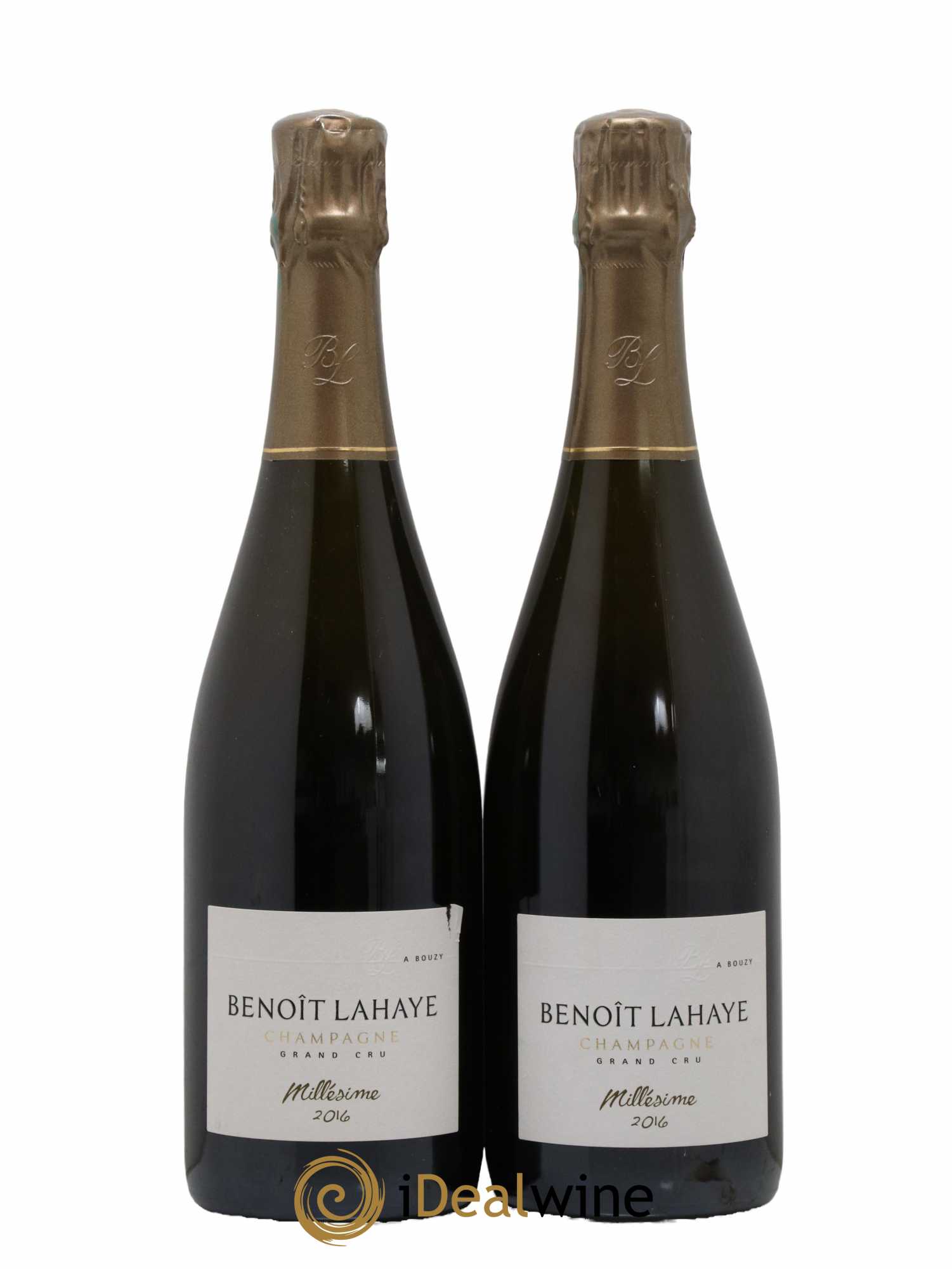 Grand Cru Extra-Brut Millésimé Benoit Lahaye 2016 - Lot de 2 bouteilles - 0