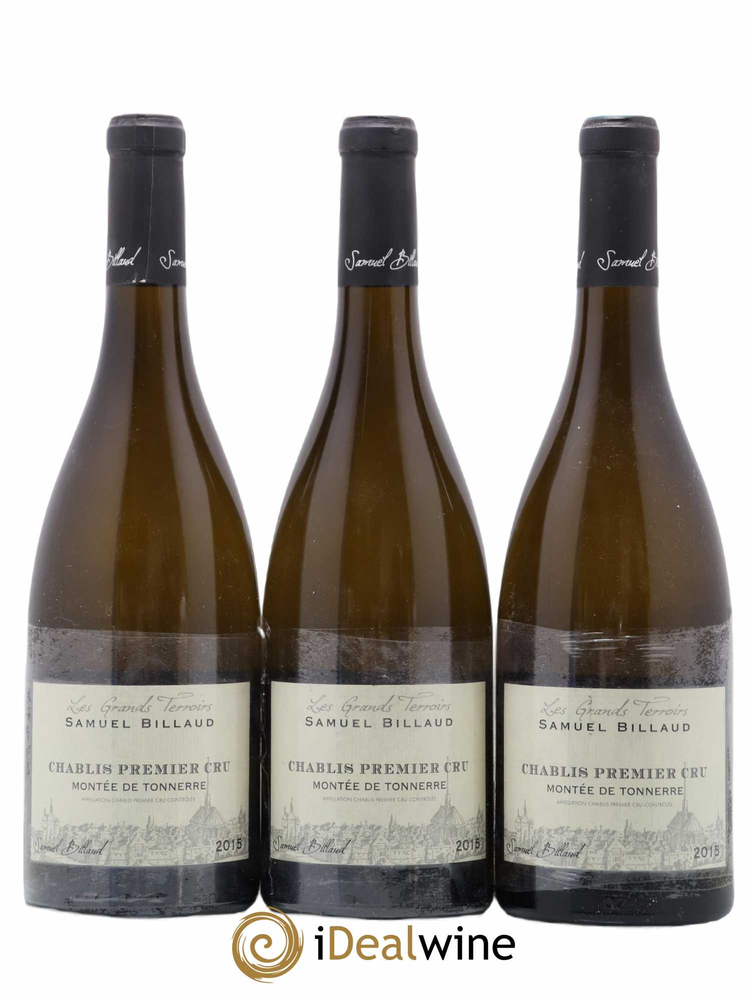 Chablis 1er Cru Montée de Tonnerre Samuel Billaud 2015 - Lot de 3 bouteilles - 0