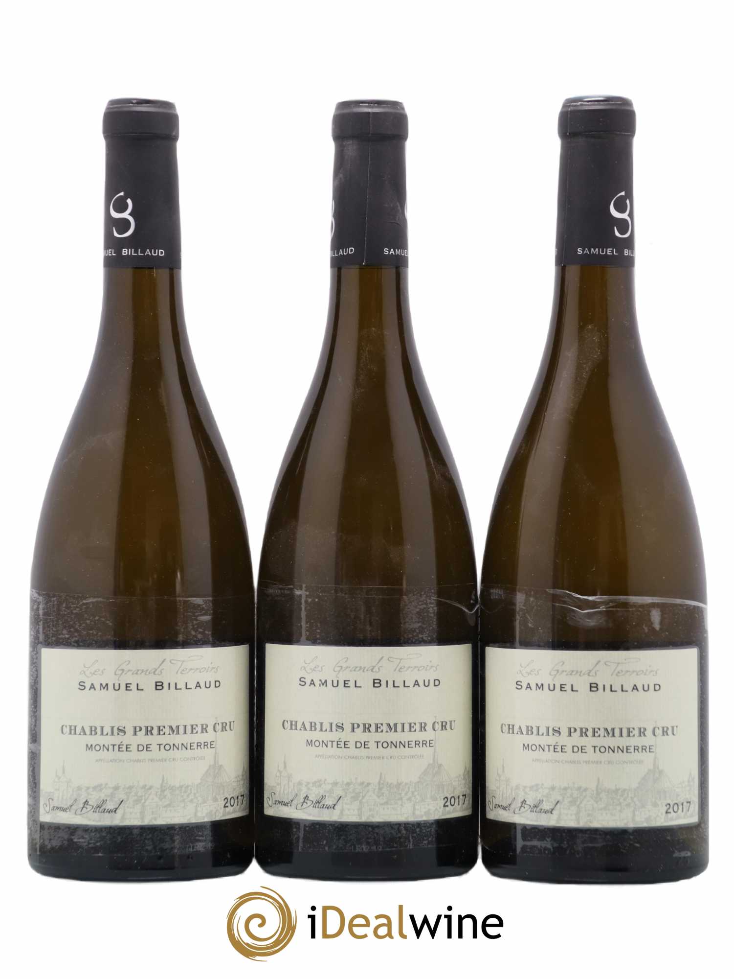 Chablis 1er Cru Montée de Tonnerre Samuel Billaud 2017 - Lot de 3 bouteilles - 0