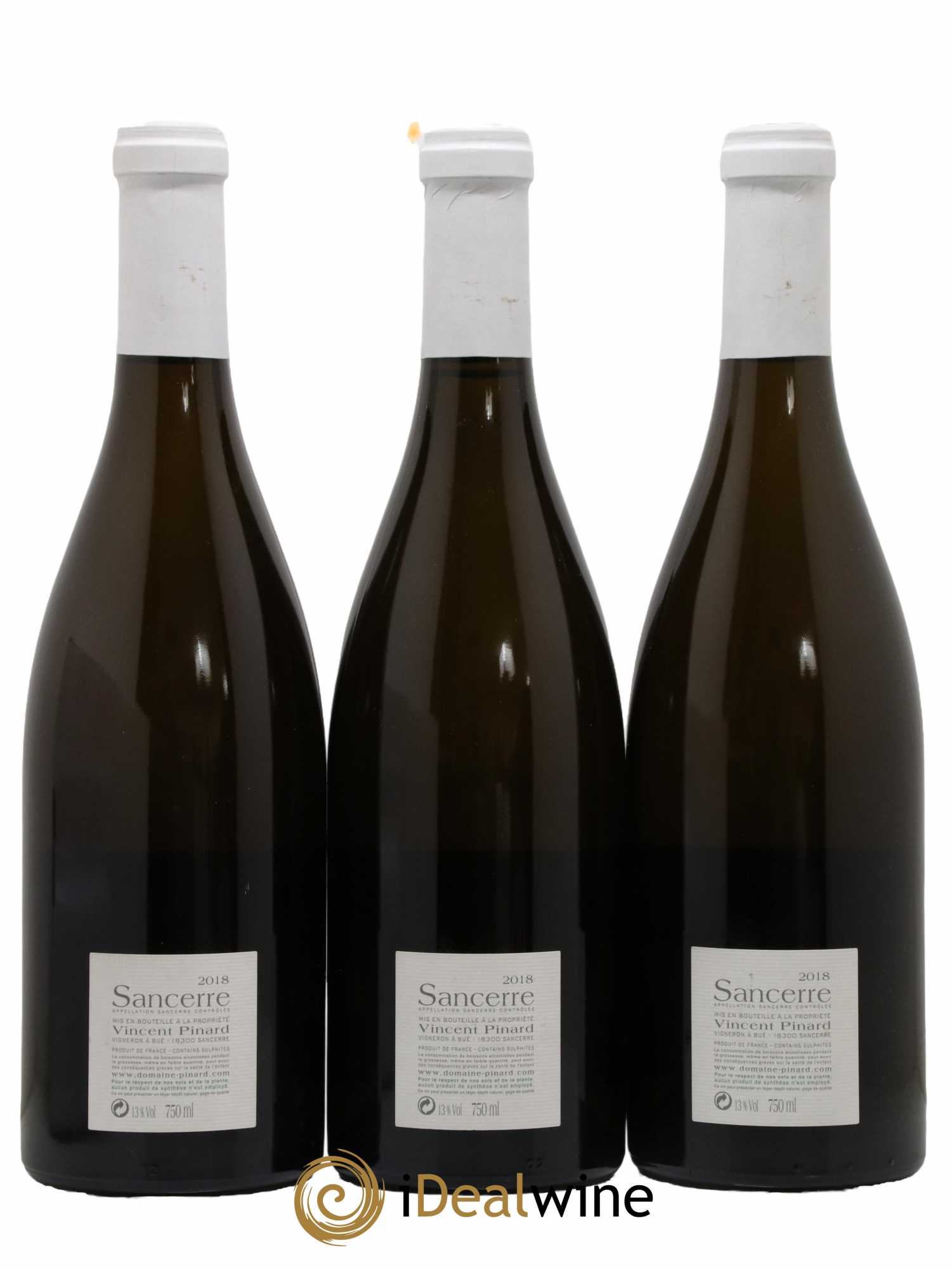 Sancerre Petit Chemarin Vincent Pinard 2018 - Lot de 3 bouteilles - 1