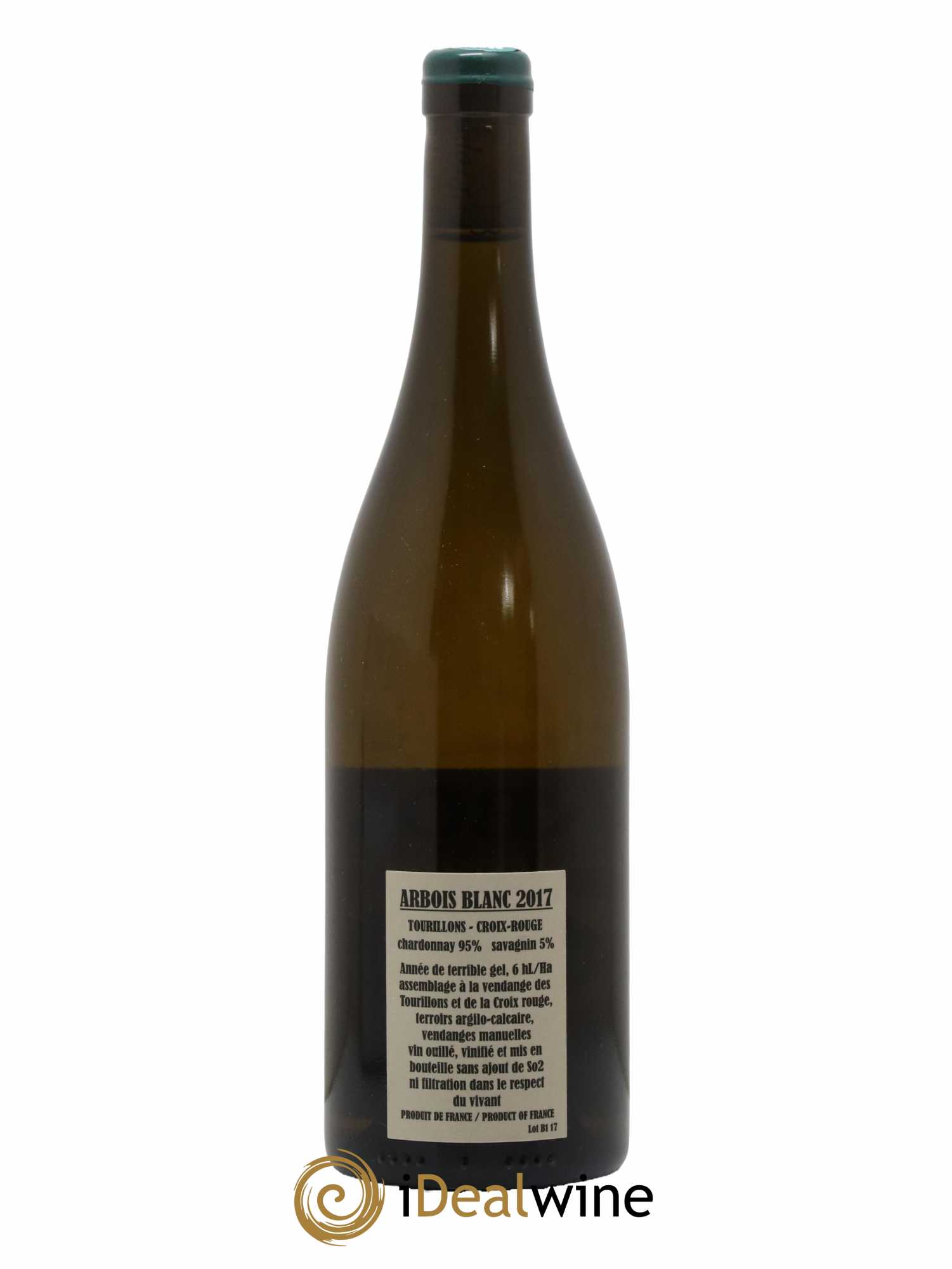 Arbois Tourillons-Croix Rouge Adeline Houillon & Renaud Bruyère 2017 - Lot of 1 bottle - 1