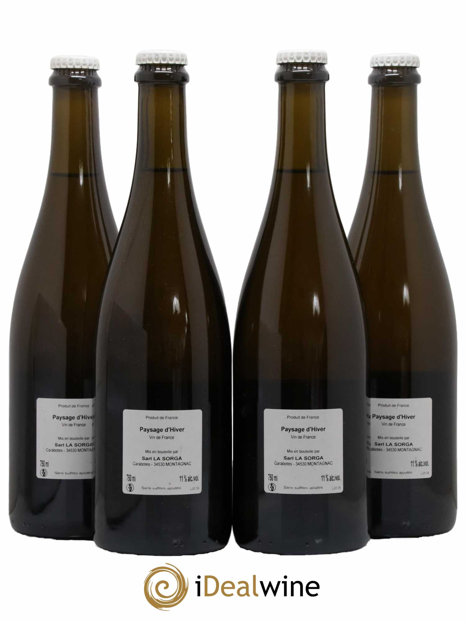 Vin de France Paysage d'Hiver La Sorga 2019 - Lot de 4 bouteilles - 1