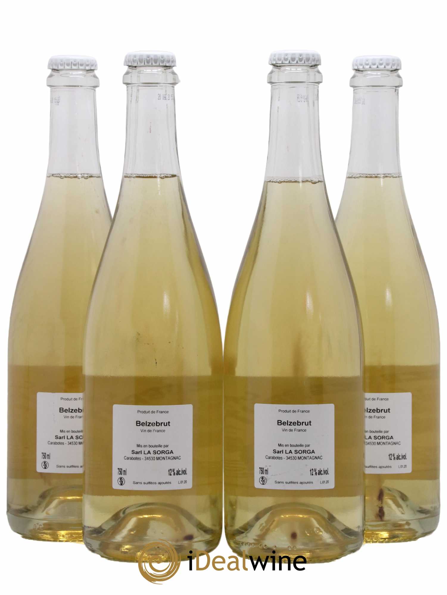 Vin de France Belzébrut La Sorga 2020 - Lot de 4 bouteilles - 1