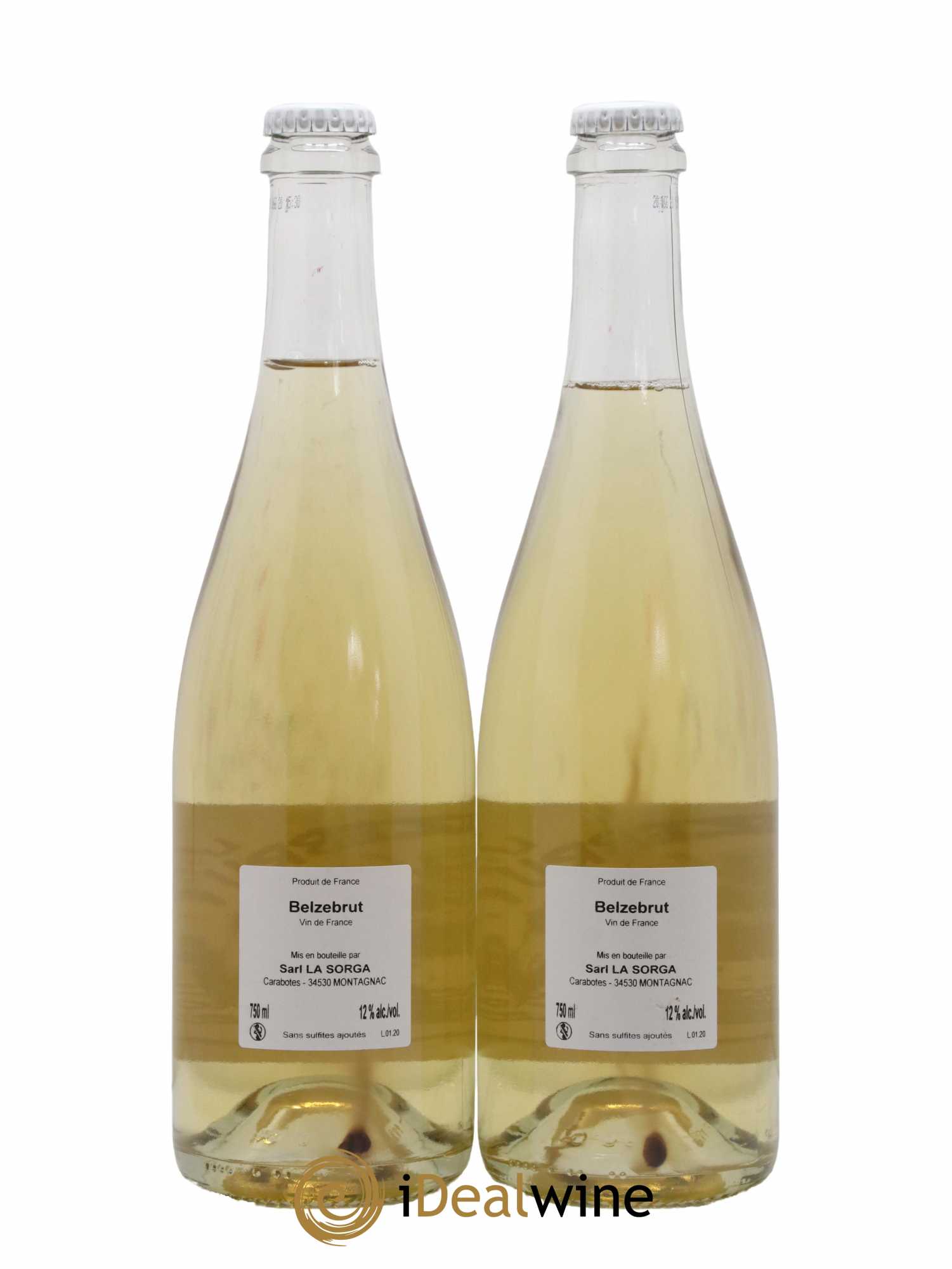 Vin de France Belzébrut La Sorga 2020 - Lot de 2 bouteilles - 1