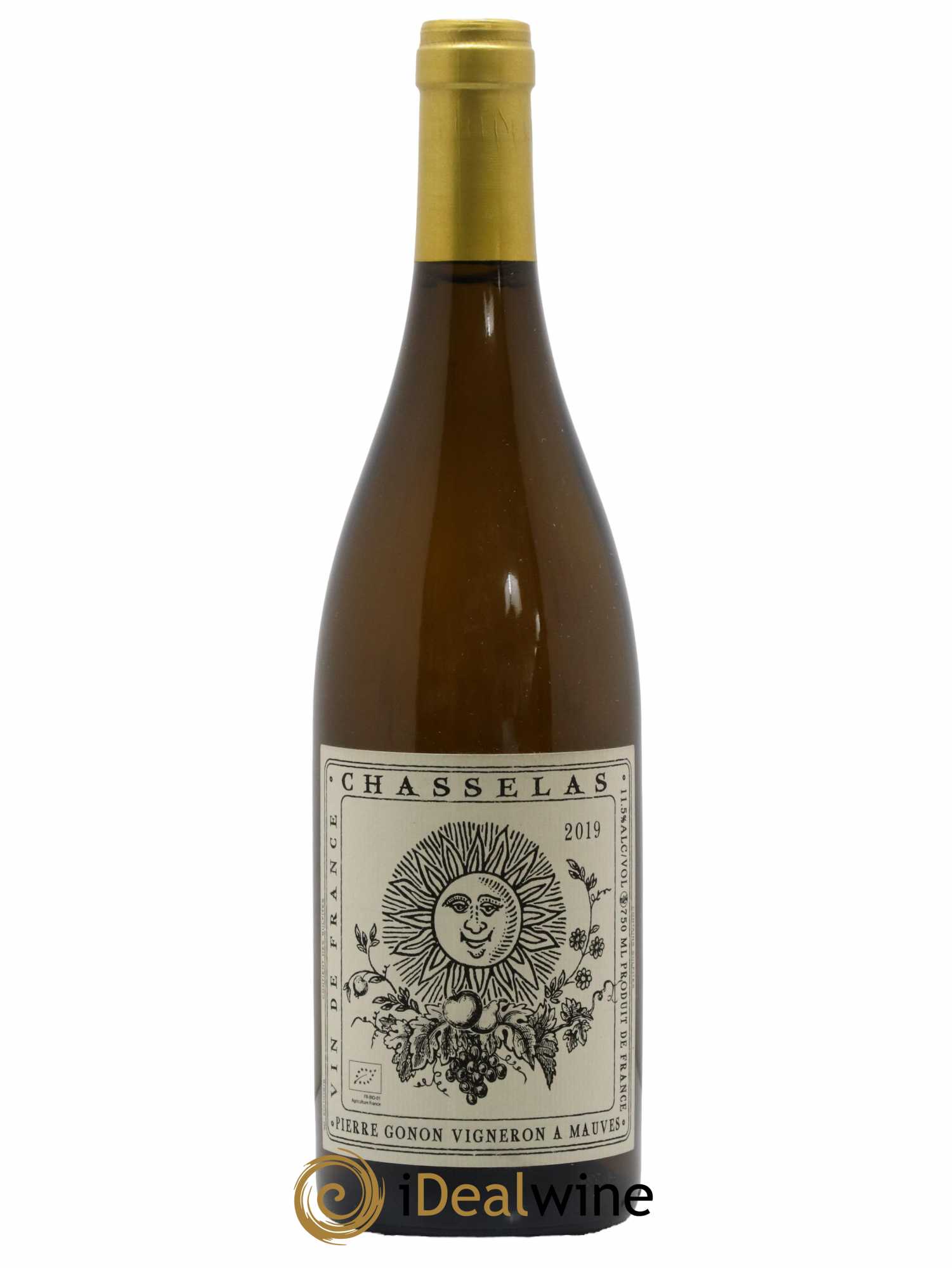 Vin de France Chasselas Gonon (Domaine) 2019 - Lot de 1 bouteille - 0