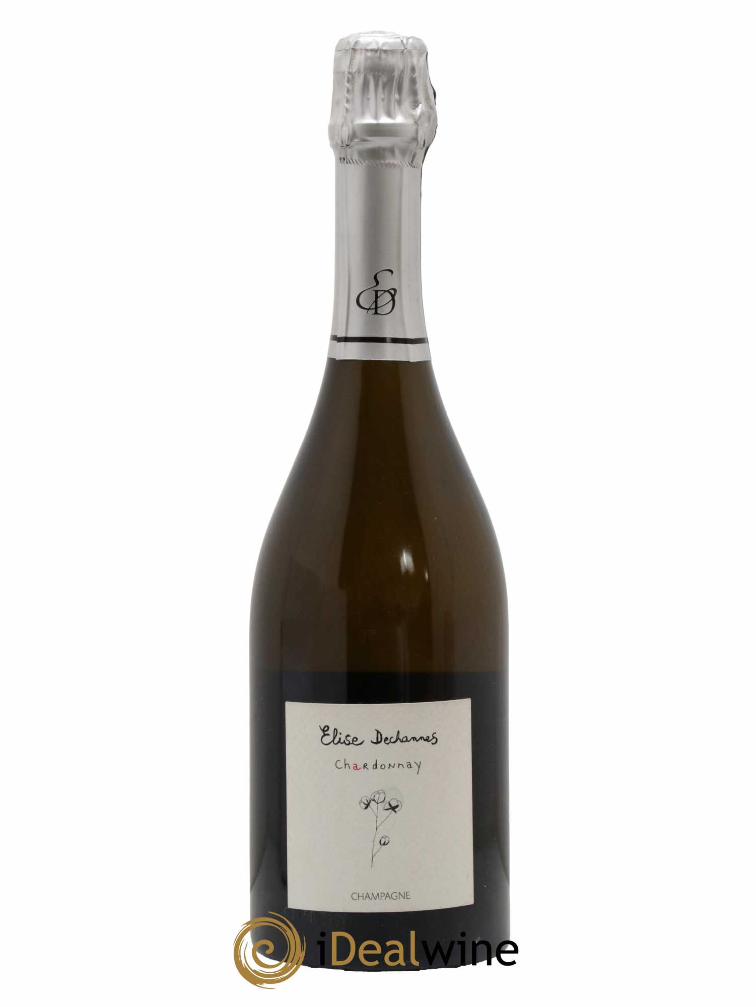 Champagne Chardonnay Brut Nature Elise Dechannes 2014 - Lot de 1 bouteille - 0