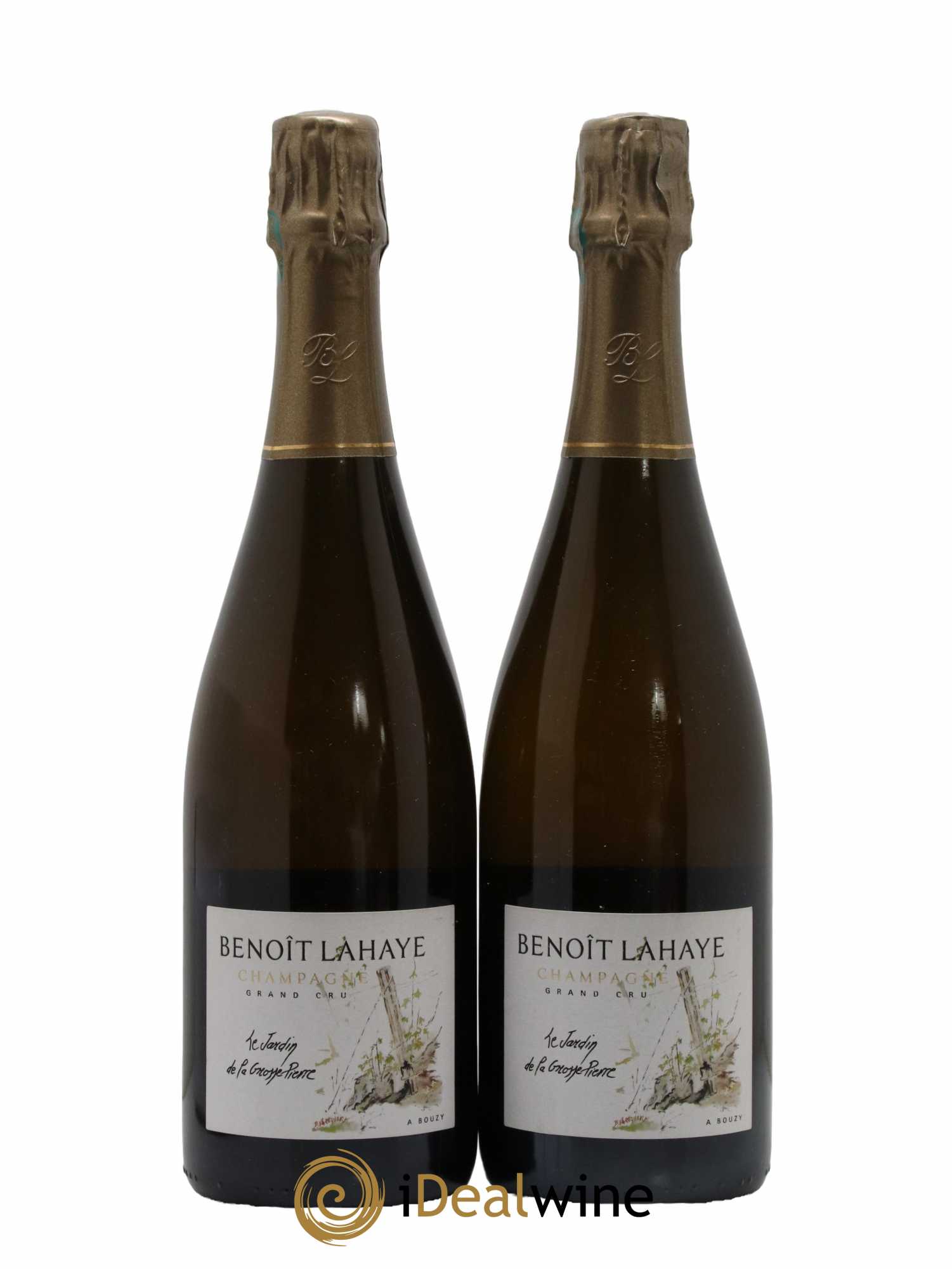 Le Jardin de la Grosse Pierre Brut Nature Benoit Lahaye 2009 - Lot de 2 bouteilles - 0