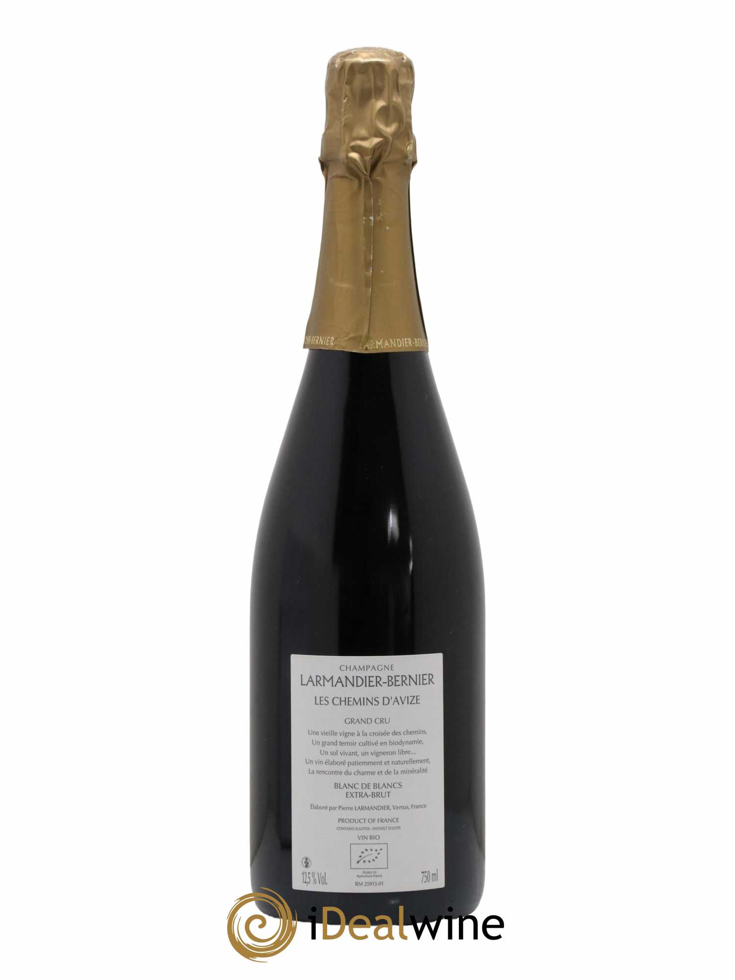 Les Chemins d'Avize Grand Cru Extra-Brut Larmandier-Bernier 2014 - Lot of 1 bottle - 1