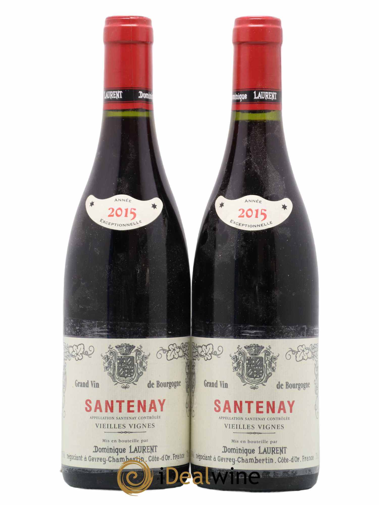 Santenay Vieilles vignes Dominique Laurent 2015 - Lot de 2 bouteilles - 0