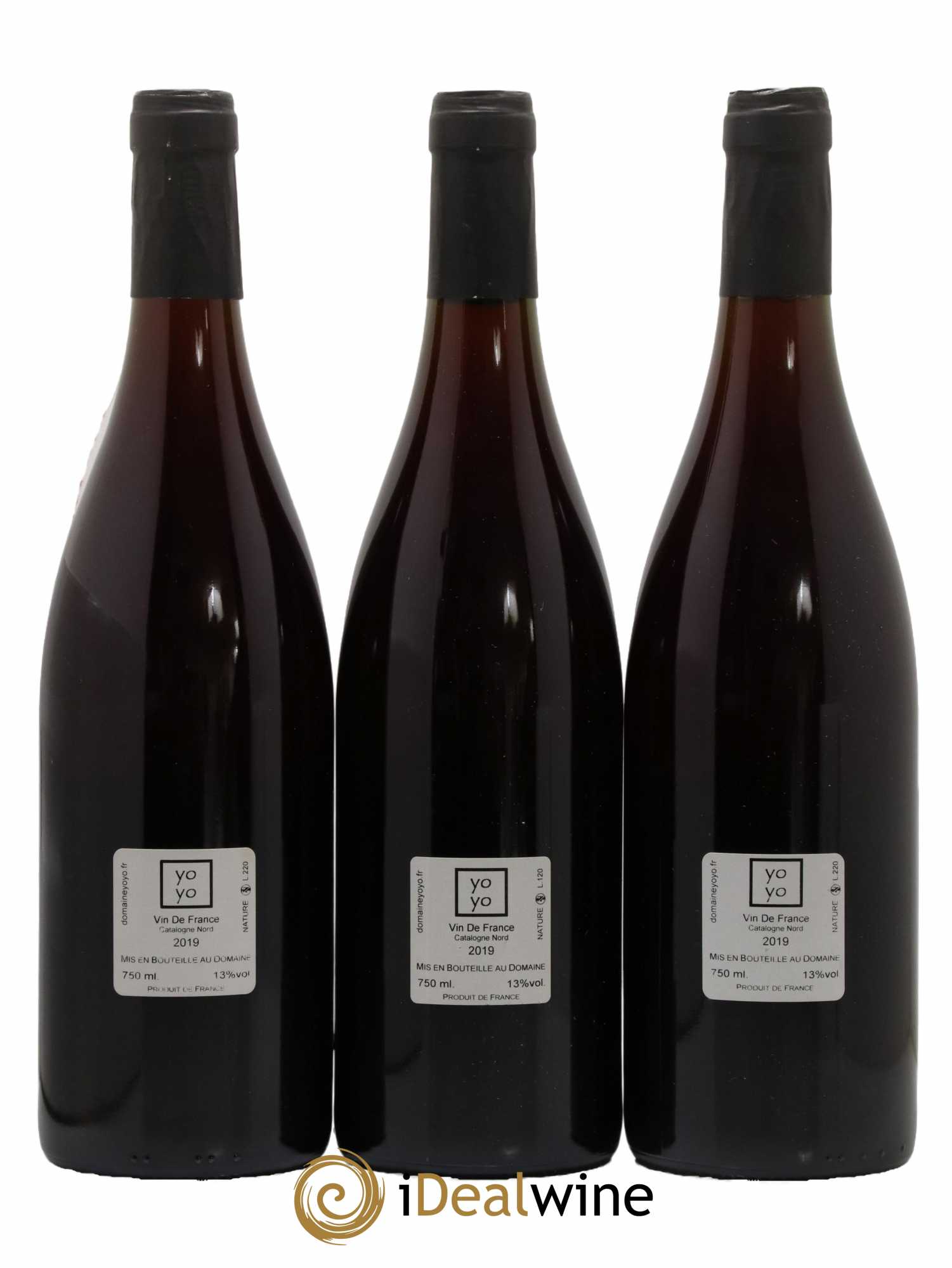 Vin de France Chime.R Domaine Yoyo 2019 - Lot of 3 bottles - 1