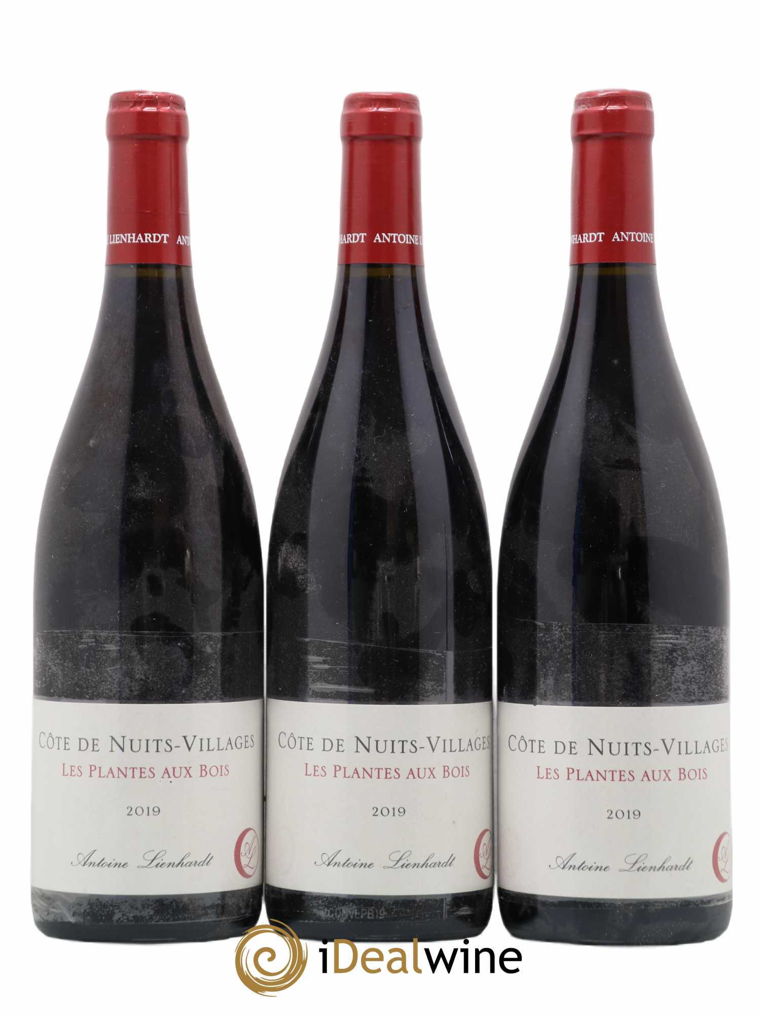 Côte de Nuits-Villages Les Plantes aux bois Antoine Lienhardt 2019 - Lot de 3 bouteilles - 0