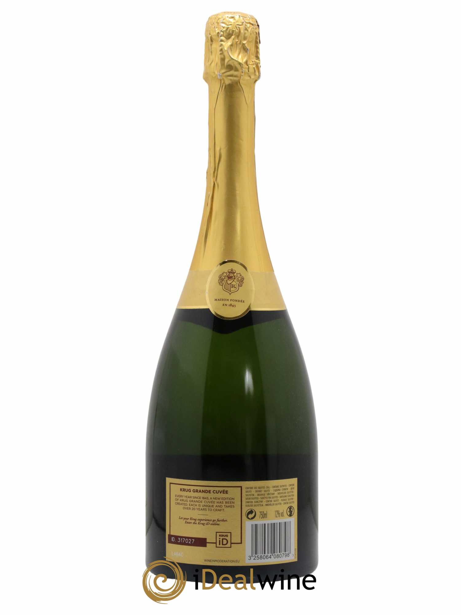 Grande Cuvée - 166ème édition Krug - Lot of 1 bottle - 1