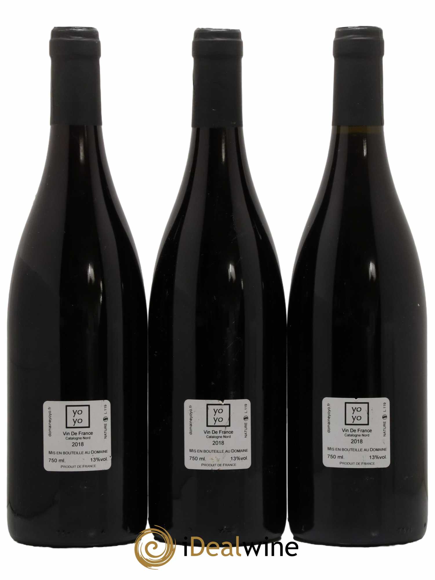 Vin de France Akoibon Domaine Yoyo 2018 - Lot de 3 bouteilles - 1