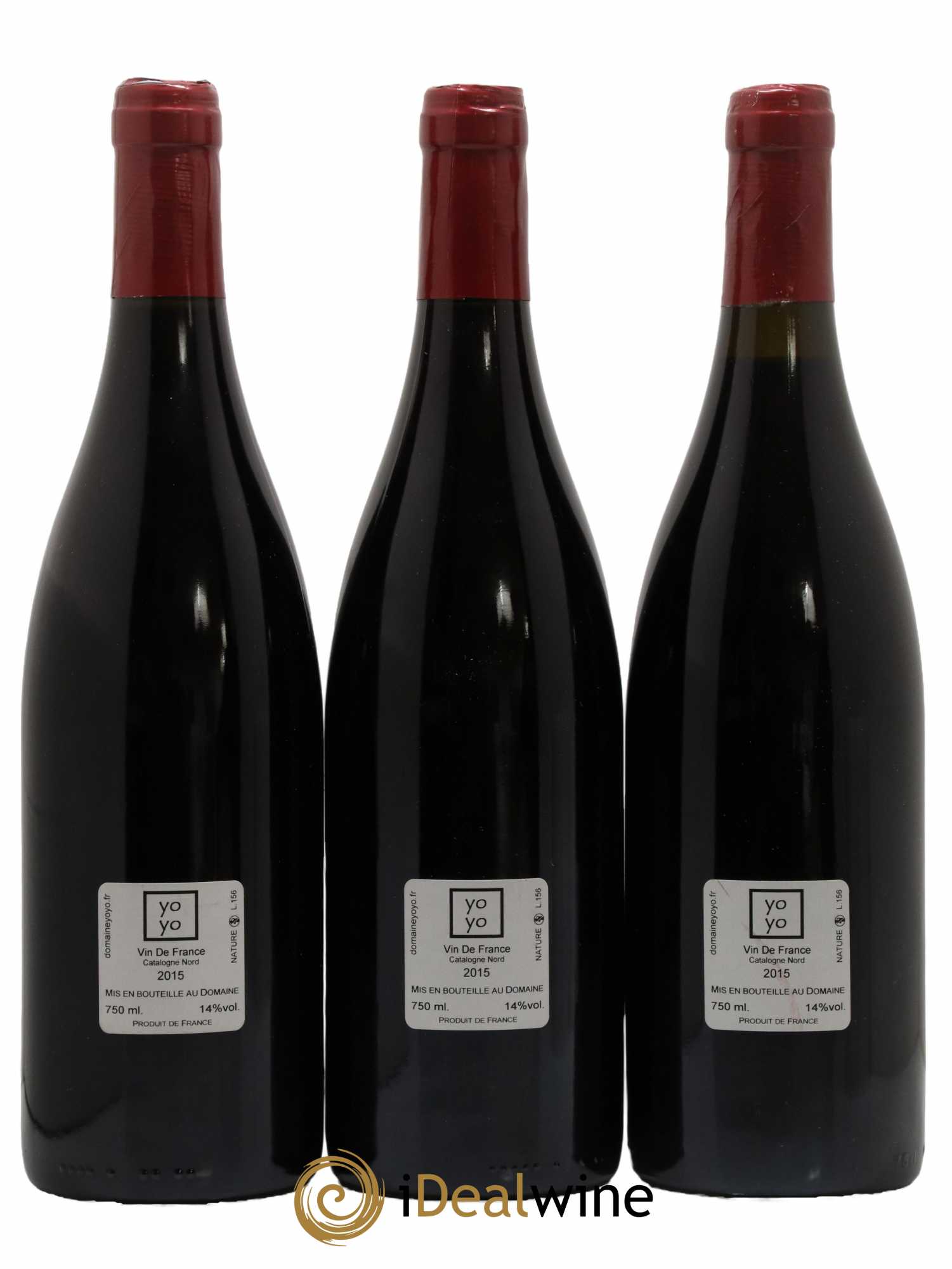 Vin de France La Tranchée Domaine Yoyo 2015 - Lot of 3 bottles - 1