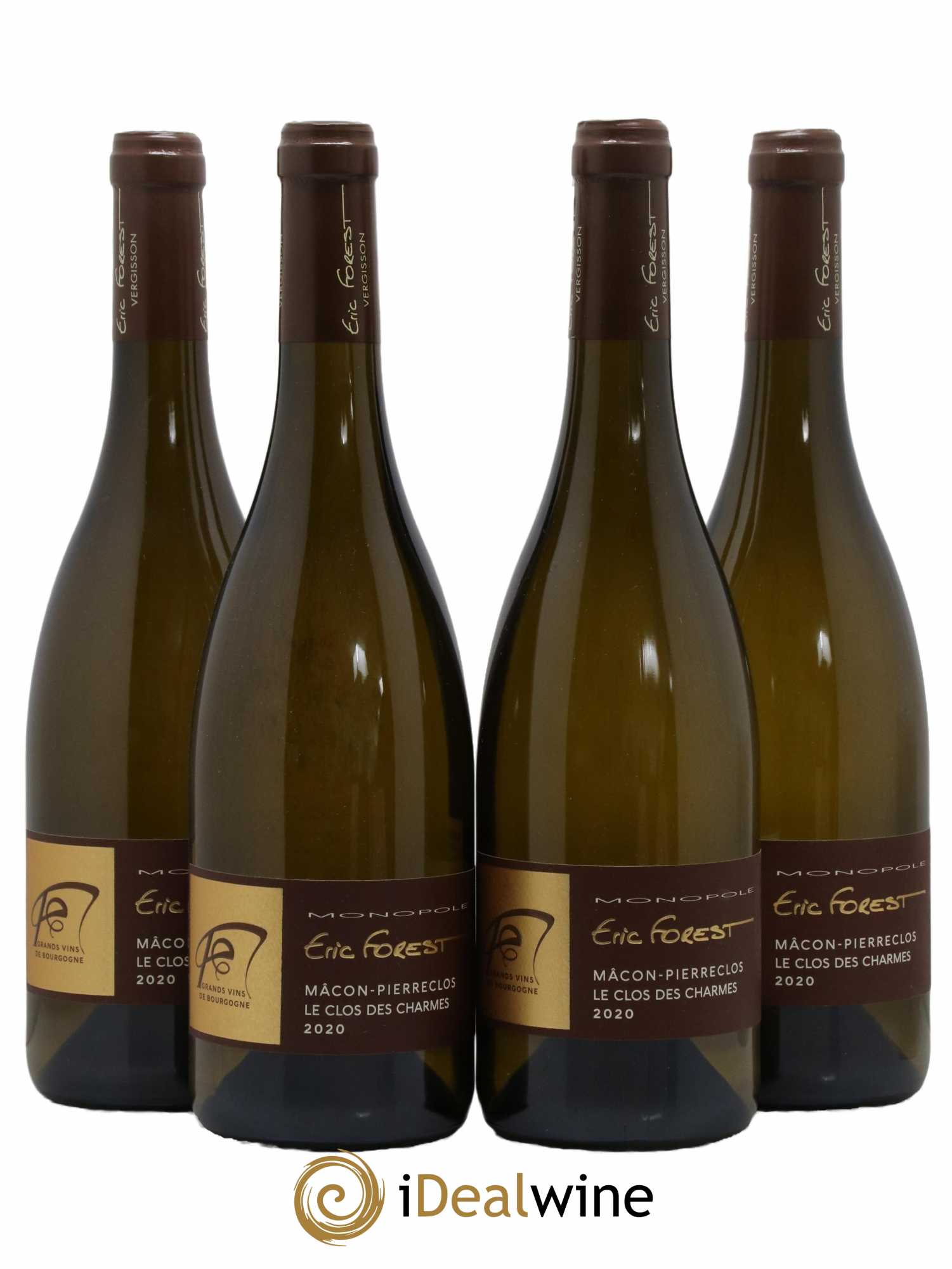 Mâcon Pierreclos Le Clos Des Charmes Eric Forest 2020 - Lot de 4 bouteilles - 0