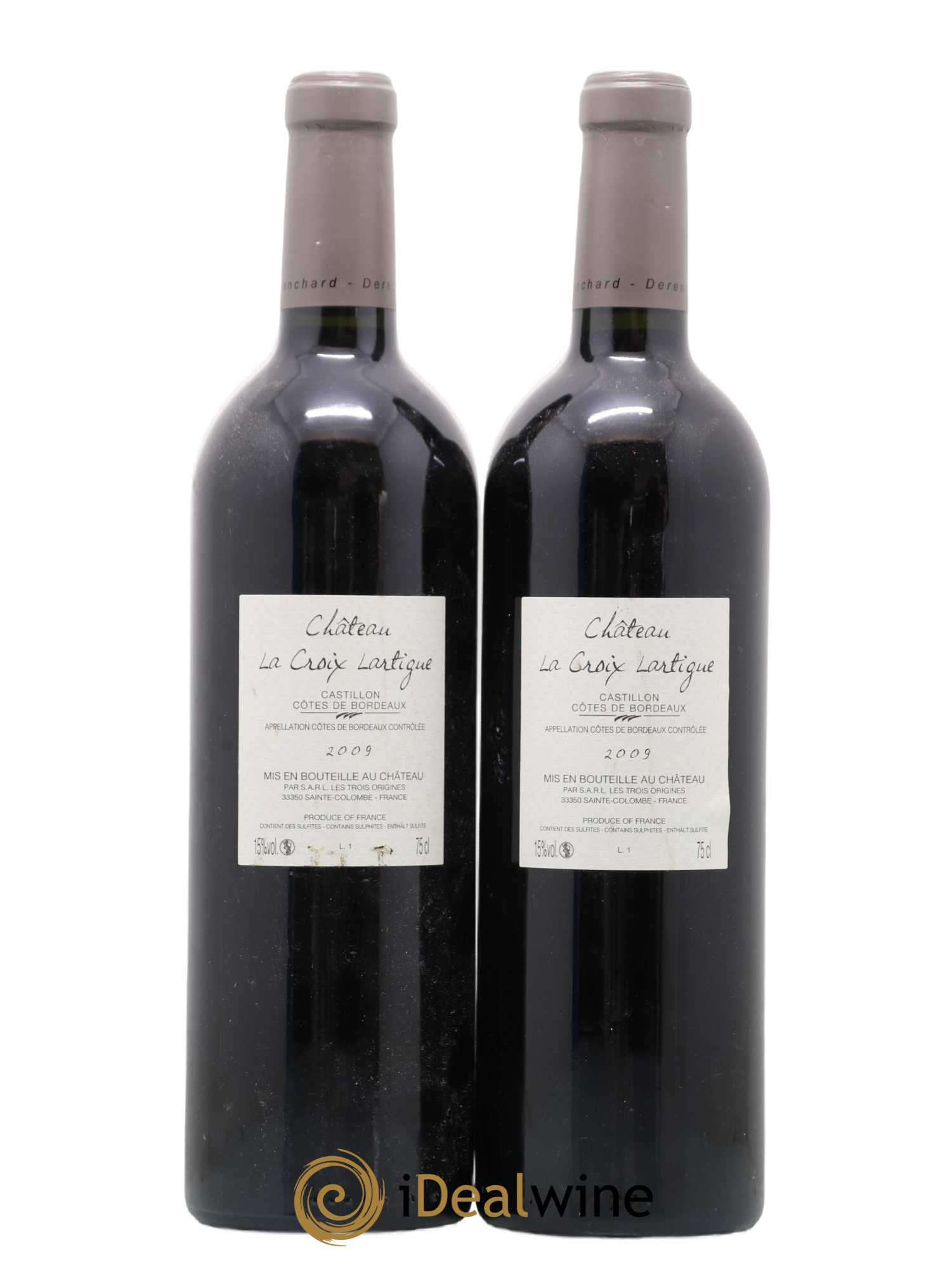 Château La Croix Lartigue 2009 - Posten von 2 Flaschen - 1