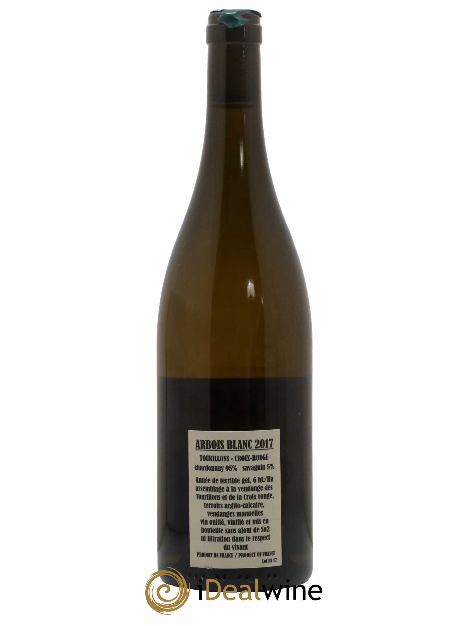 Arbois Tourillons-Croix Rouge Adeline Houillon & Renaud Bruyère 2017 - Lot of 1 bottle - 1