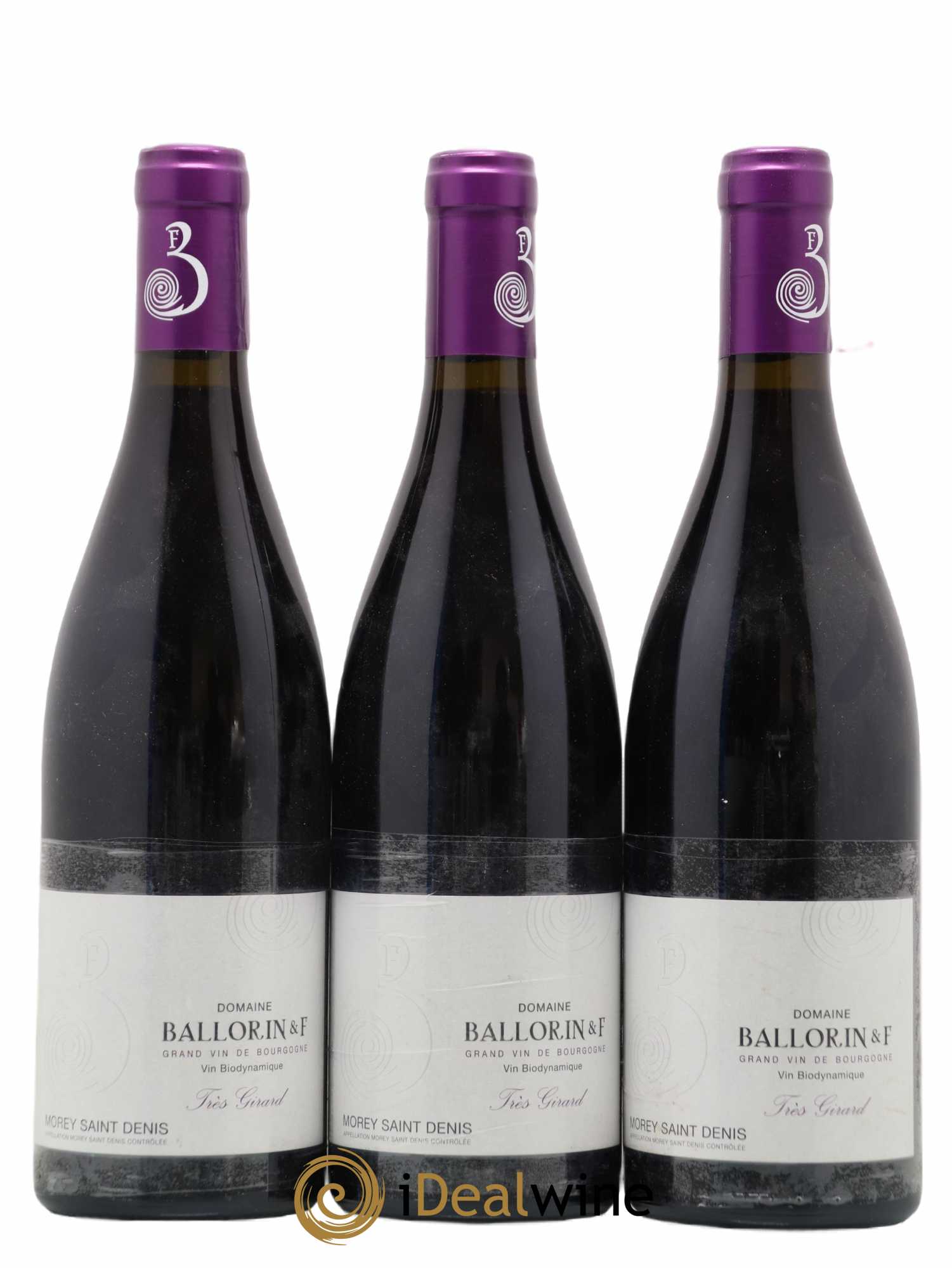 Morey-Saint-Denis Très Girard Ballorin & F(Domaine) 2017 - Lot de 3 bouteilles - 0