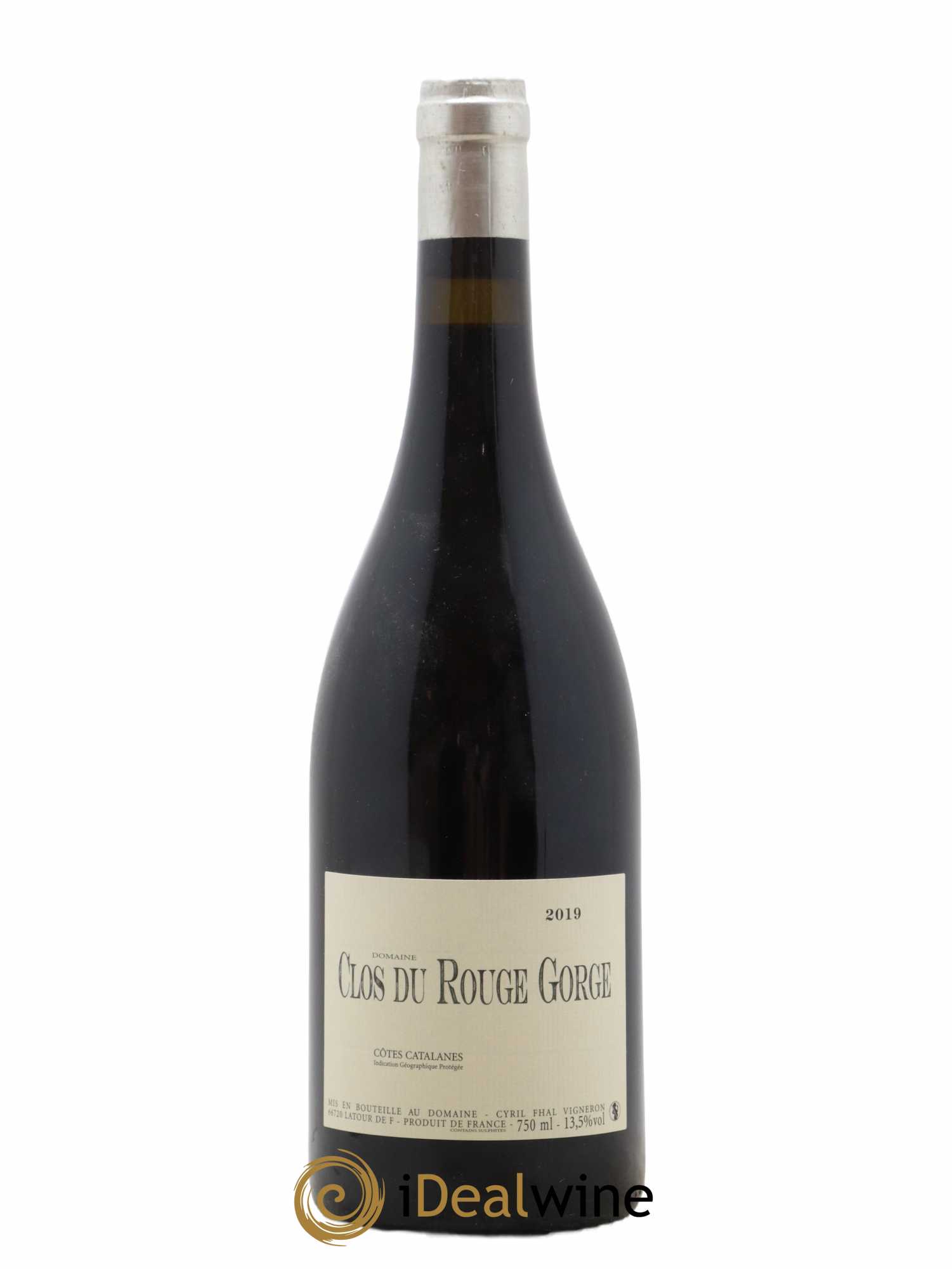 Côtes Catalanes Clos du Rouge Gorge Cyril Fhal 2019 - Lot de 1 bouteille - 0
