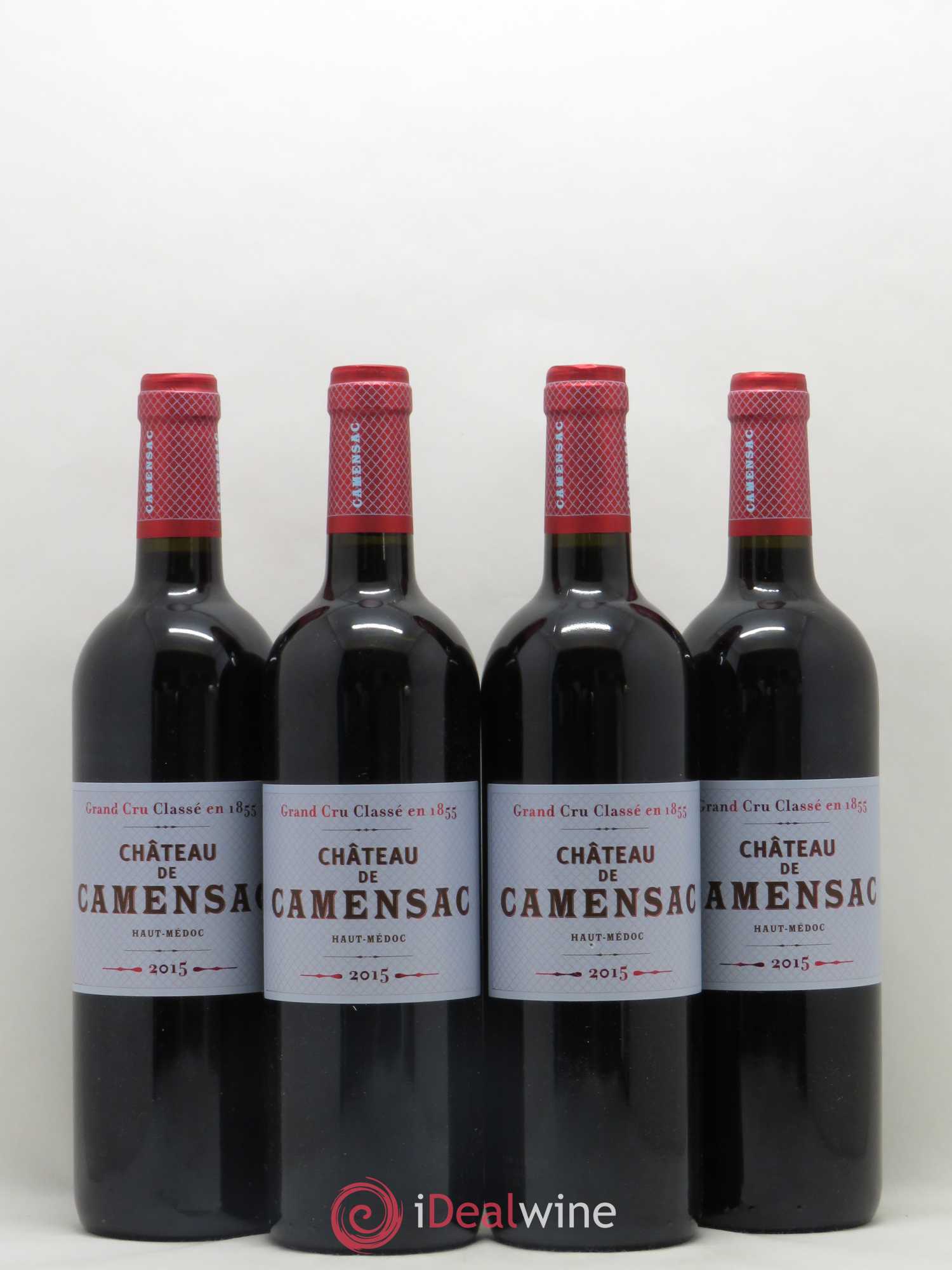Château Camensac 5ème Grand Cru Classé 2015 - Lot de 4 bouteilles - 0