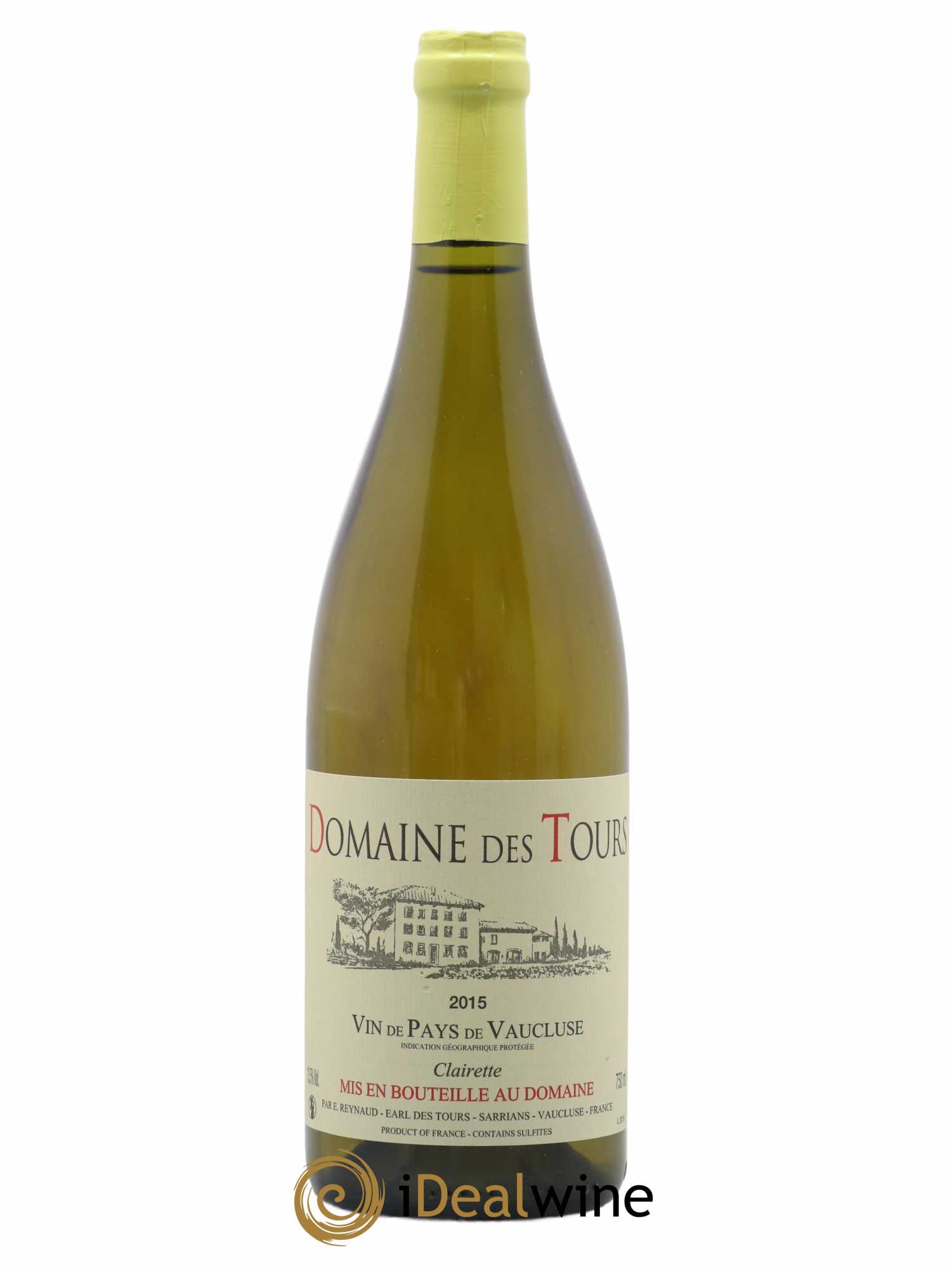 Vaucluse (Vin de Pays de Vaucluse) Domaine des Tours Emmanuel Reynaud (sans prix de réserve) 2015 - Lot de 1 bouteille - 0
