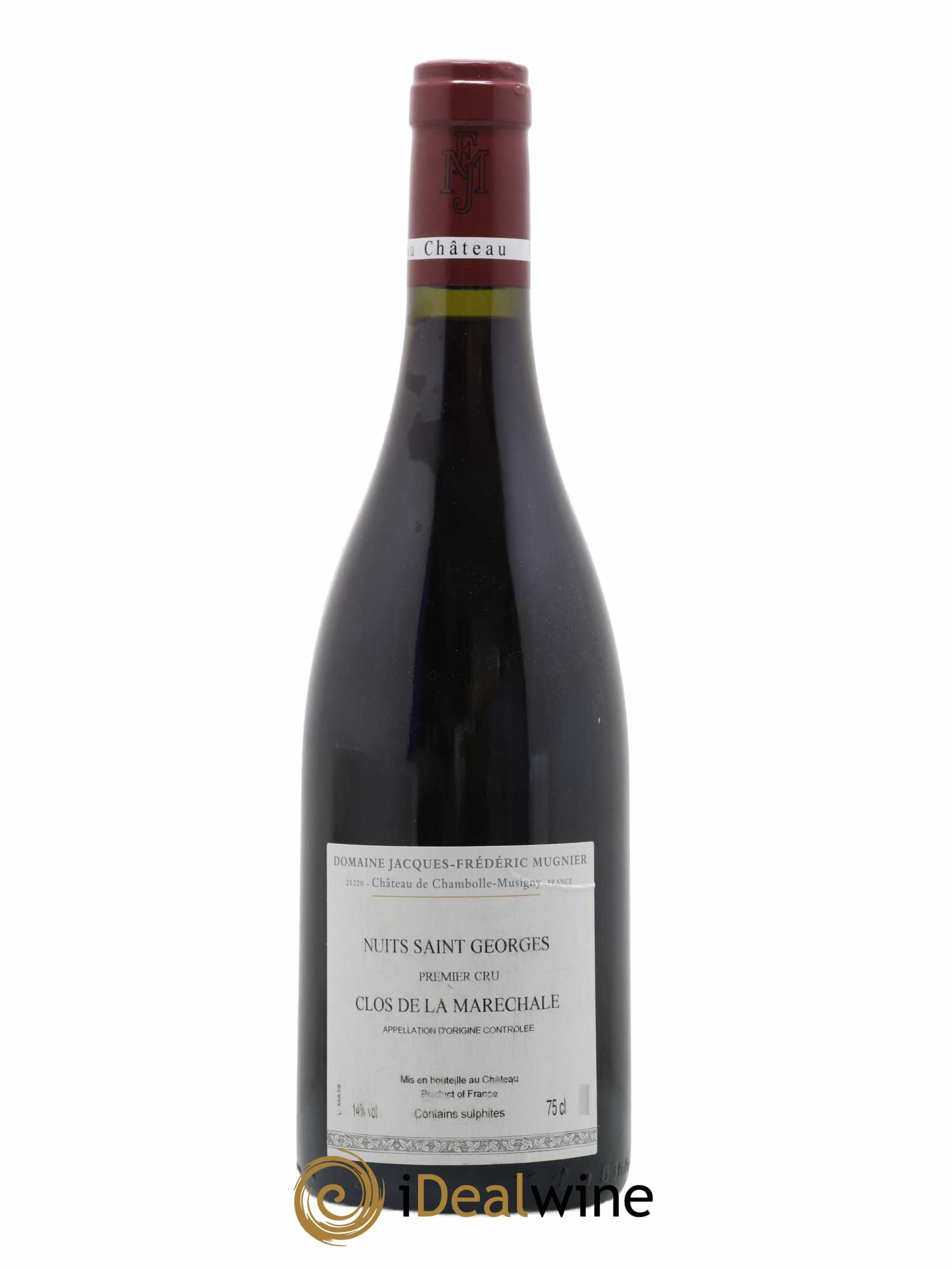 Nuits-Saint-Georges 1er Cru Clos de La Maréchale Jacques-Frédéric Mugnier (sans prix de réserve) 2018 - Lot de 1 bouteille - 1