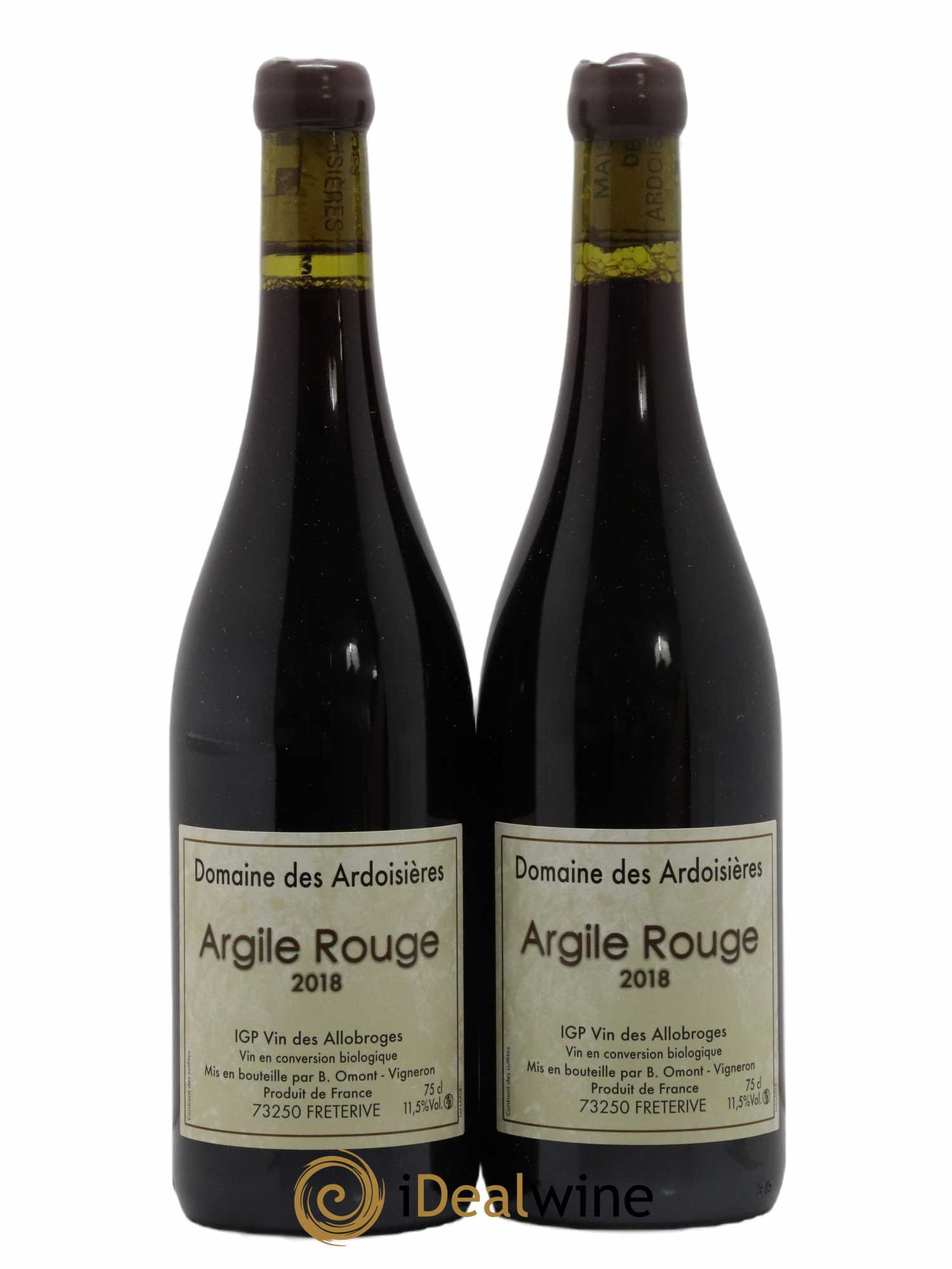 Vin des Allobroges -Saint-Pierre-de-Soucy Argile Ardoisières (Domaine des) (sans prix de réserve) 2018 - Lot de 2 bouteilles - 0