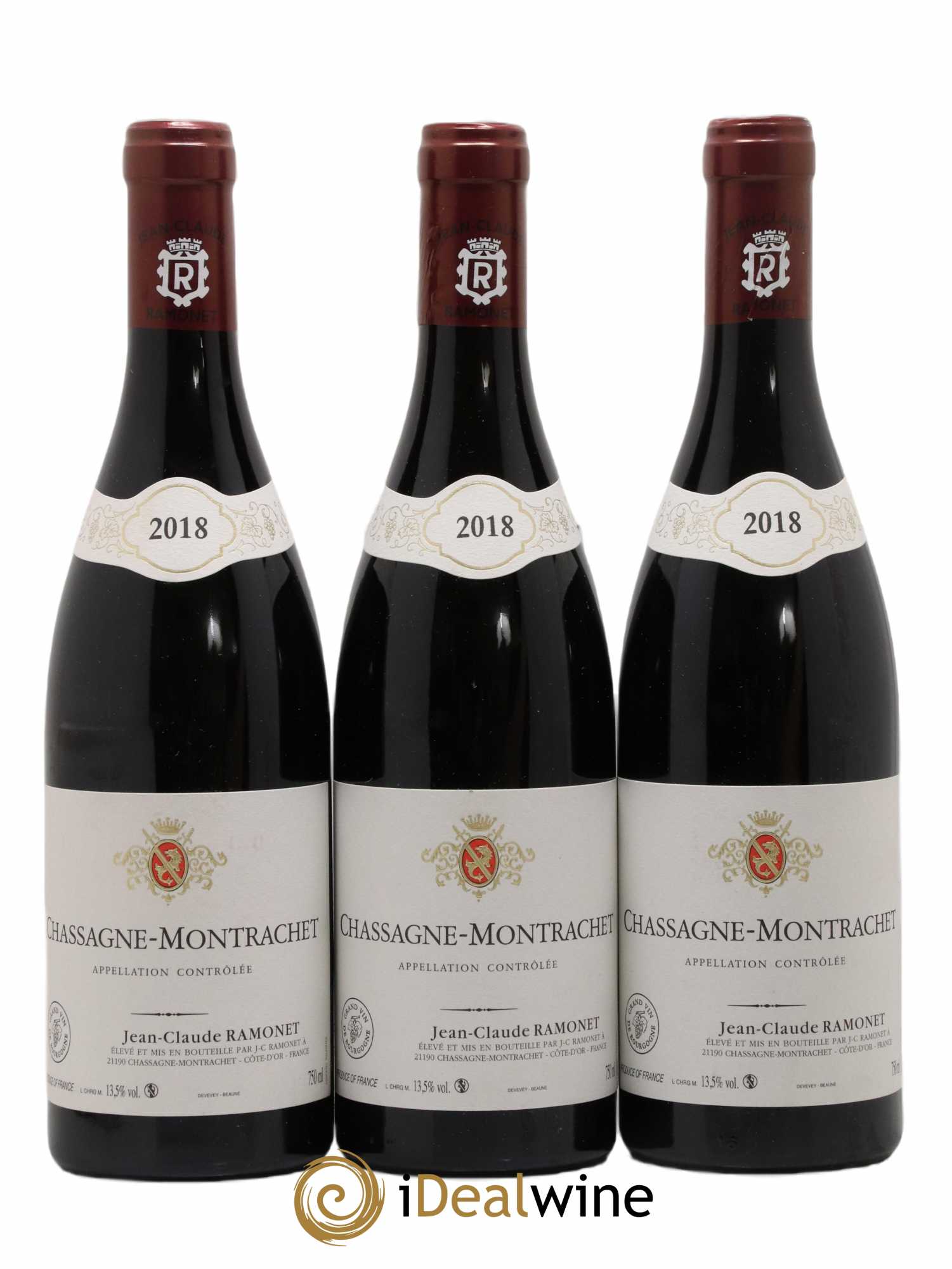 Chassagne-Montrachet Ramonet (Domaine) 2018 - Lot de 3 bouteilles - 0