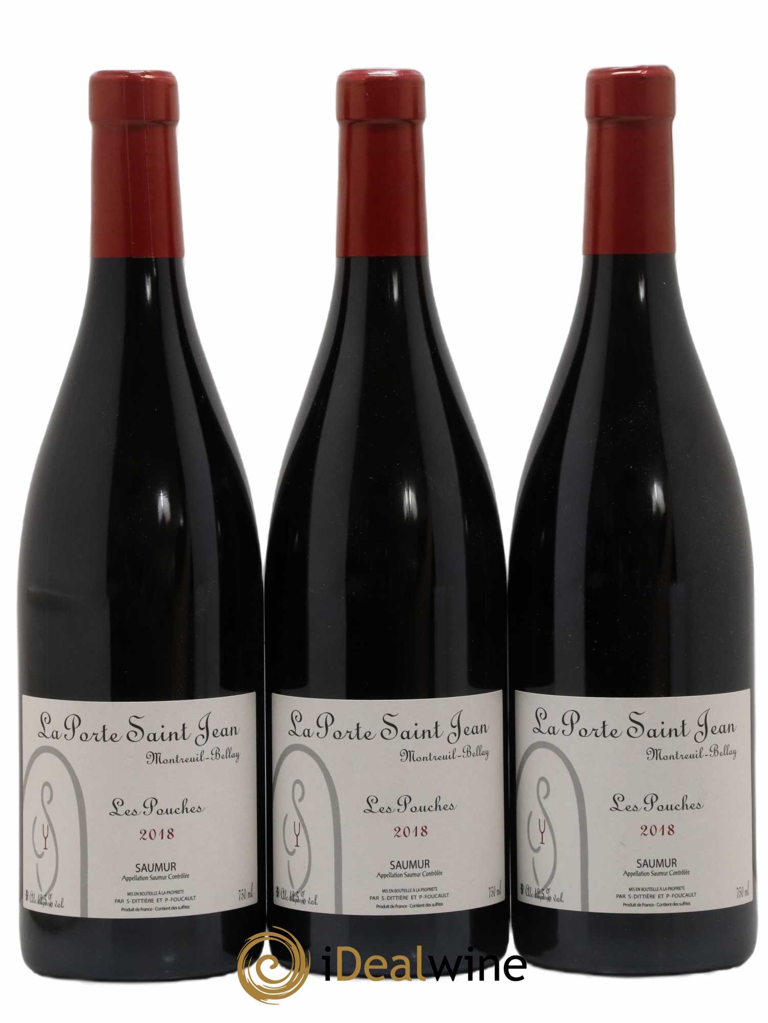 Saumur Les Pouches La Porte Saint Jean 2018 - Lot de 3 bouteilles - 0