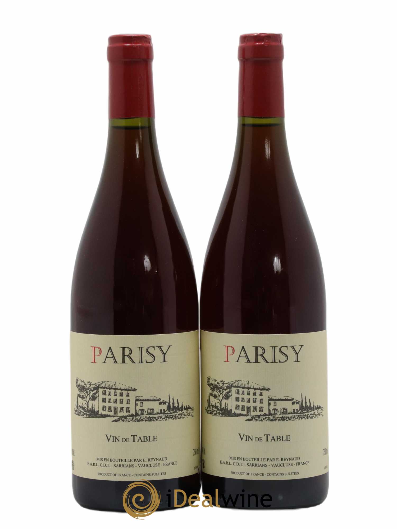 Vin de Table Parisy Emmanuel Reynaud - Posten von 2 Flaschen - 0