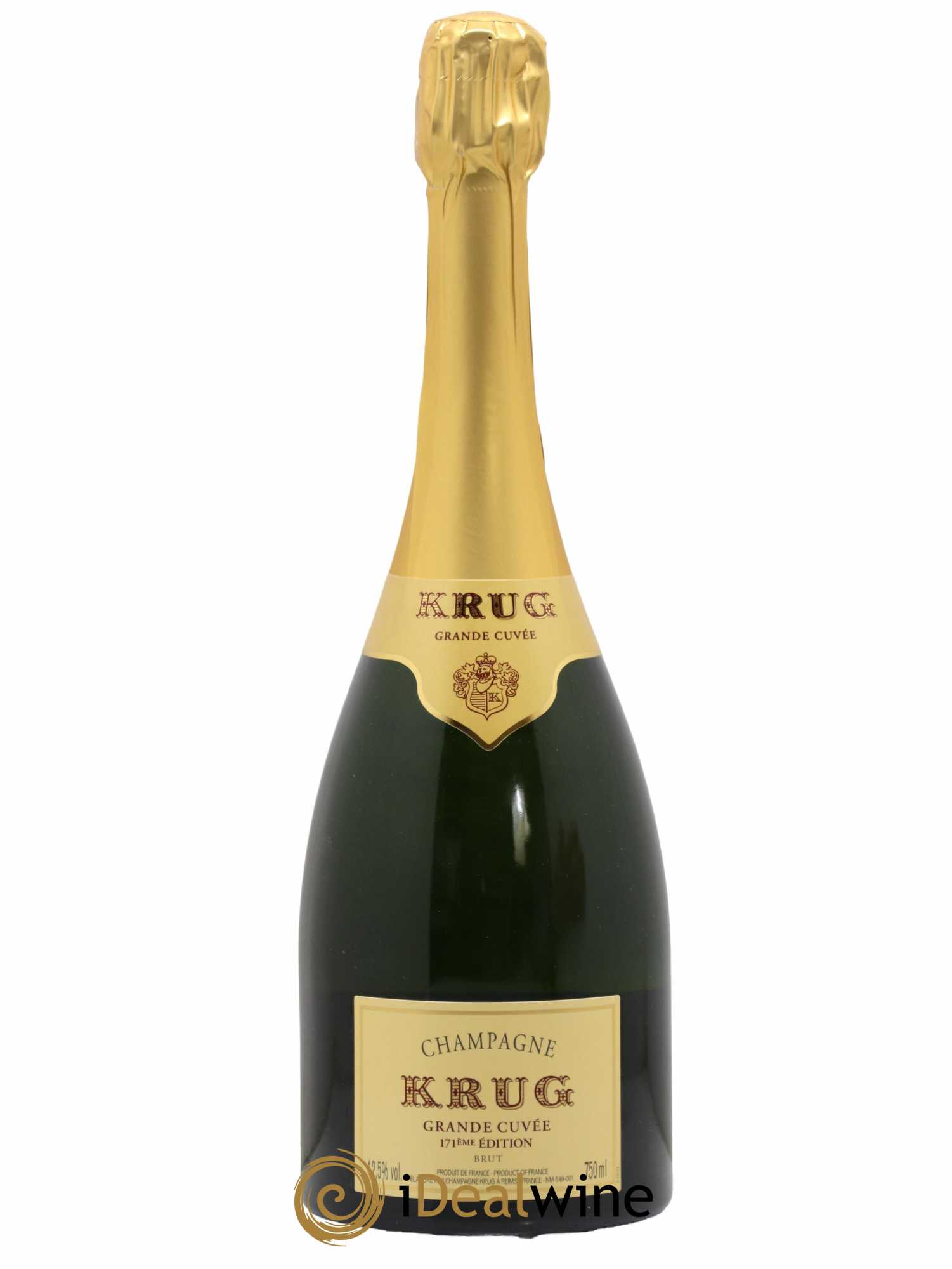 Grande Cuvée Brut - 171ème édition Krug - Lot de 1 bouteille - 0