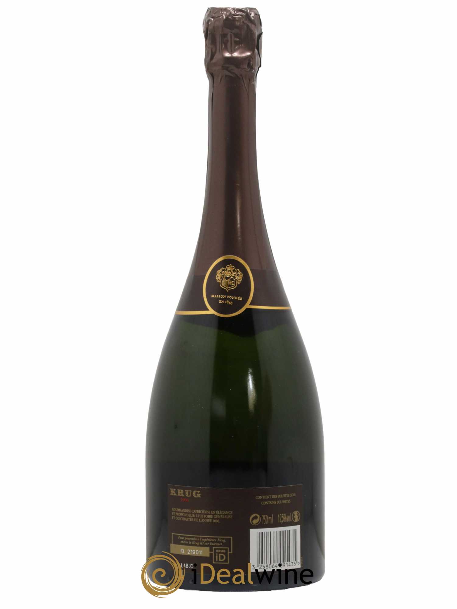 Grande Cuvée Brut Krug 2006 - Lot de 1 bouteille - 1