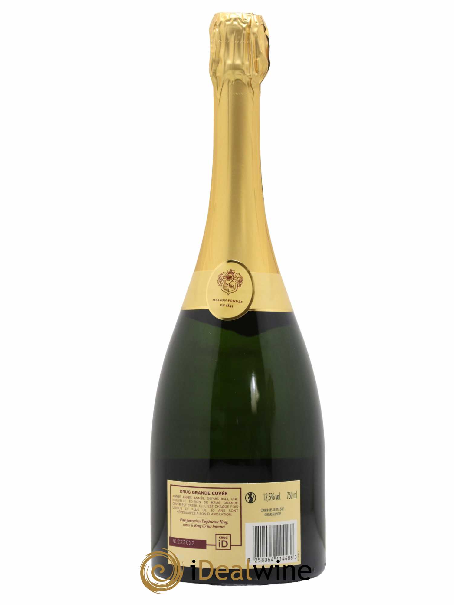 Grande Cuvée Brut - 171ème édition Krug - Lot de 1 bouteille - 1