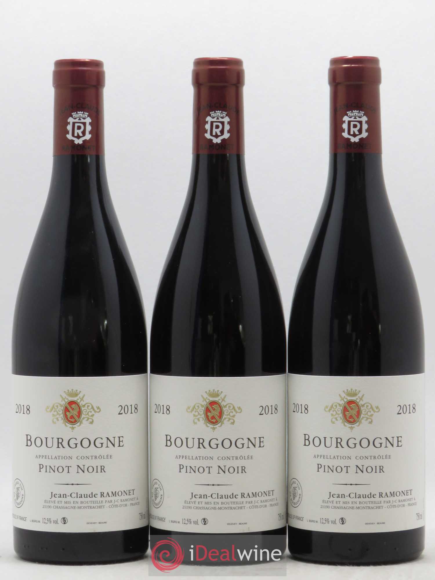 Bourgogne Pinot Noir Ramonet (Domaine) 2018 - Lot de 3 bouteilles - 0