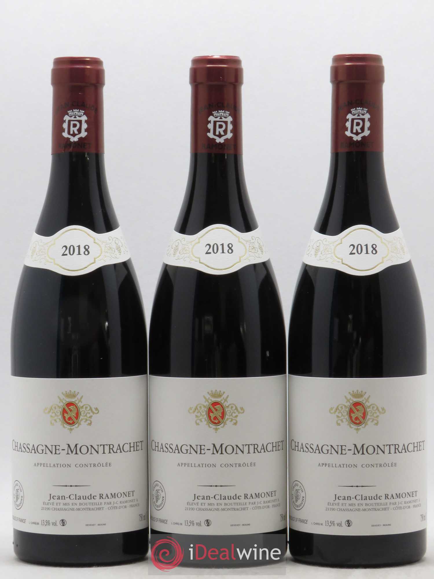Chassagne-Montrachet Ramonet (Domaine) 2018 - Lot de 3 bouteilles - 0