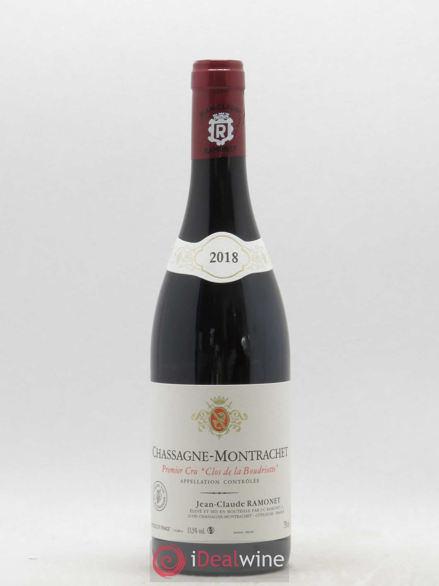 Chassagne-Montrachet 1er Cru Clos de la Boudriotte Ramonet (Domaine) 2018 - Lot de 1 bouteille - 0