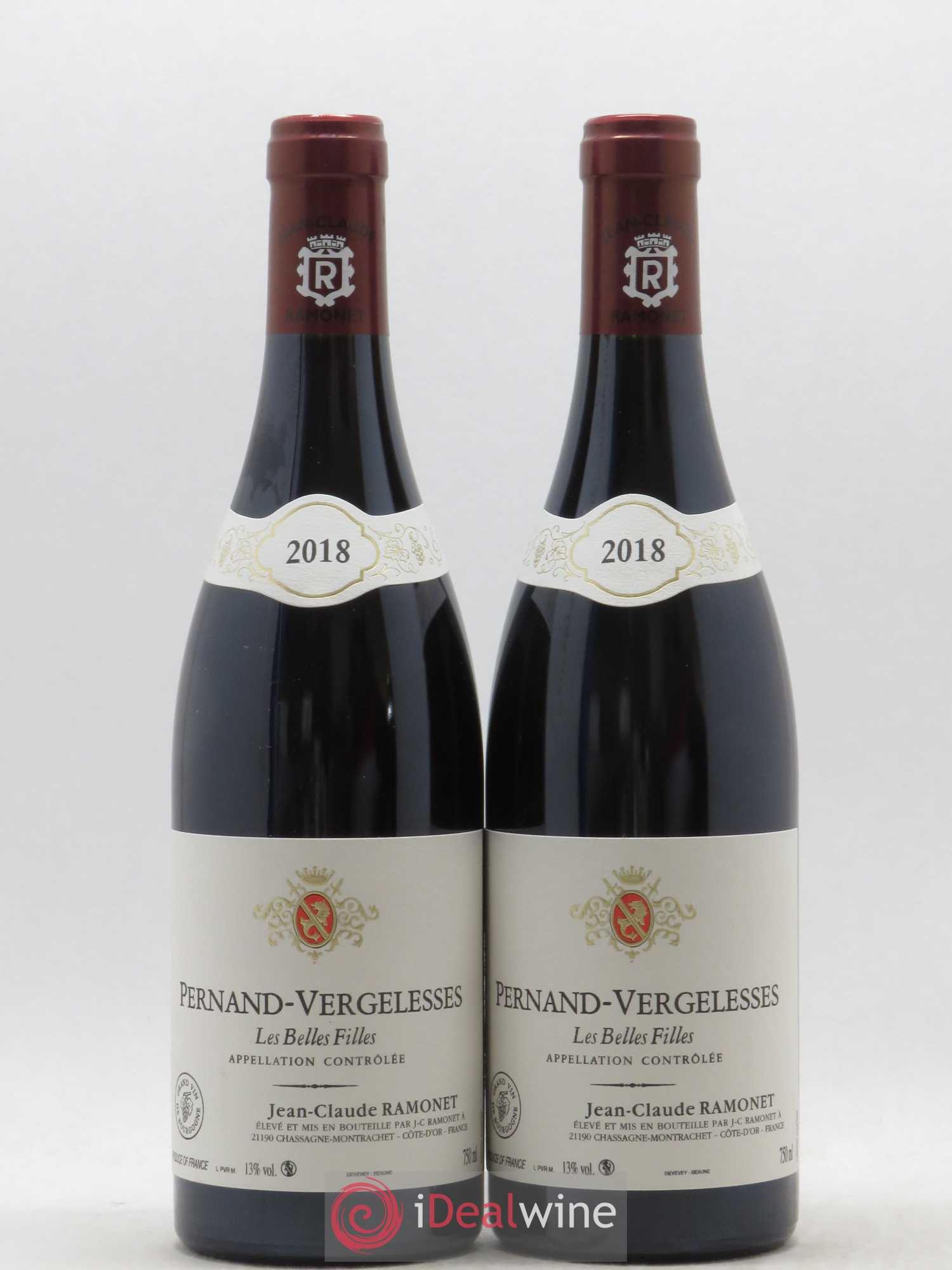 Pernand-Vergelesses Les Belles Filles Ramonet (Domaine) 2018 - Lot de 2 bouteilles - 0