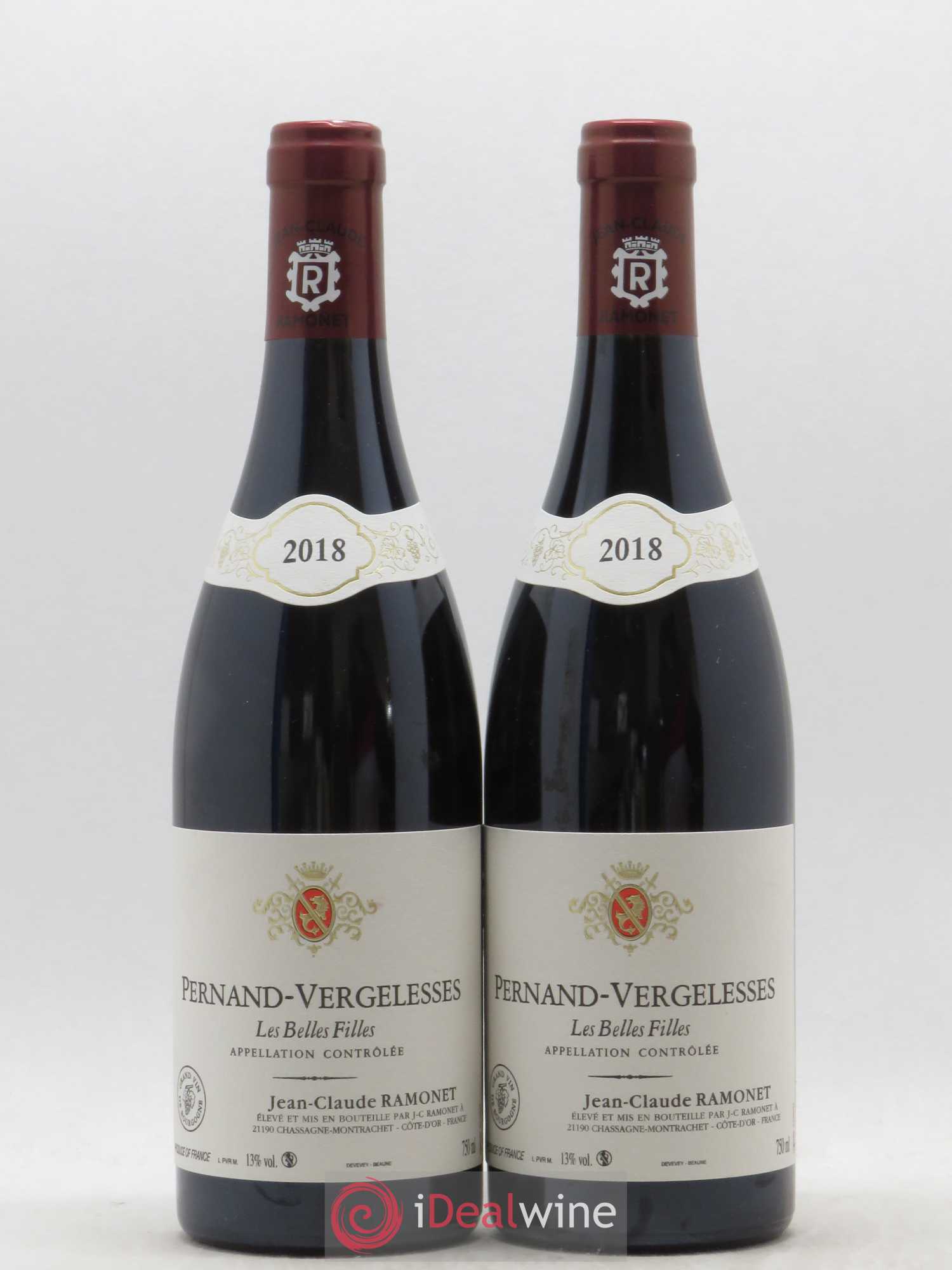 Pernand-Vergelesses Les Belles Filles Ramonet (Domaine) 2018 - Lot de 2 bouteilles - 0