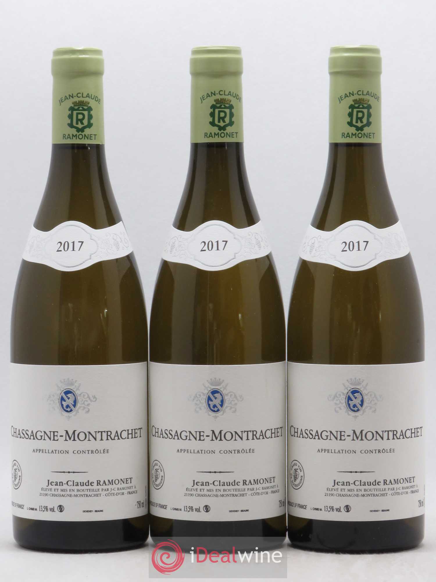 Chassagne-Montrachet Ramonet (Domaine) 2017 - Lot de 3 bouteilles - 0