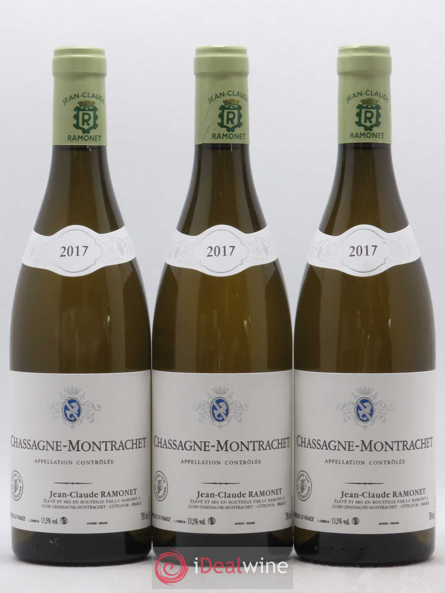 Chassagne-Montrachet Ramonet (Domaine) 2017 - Lot de 3 bouteilles - 0